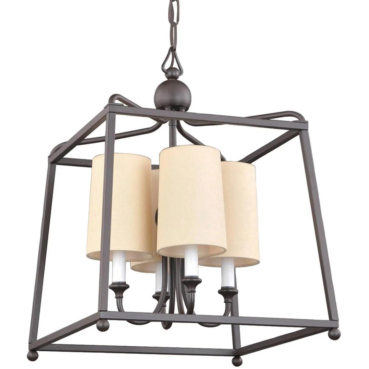 Crystorama - Sylvan Four Light Chandelier - 2245-DB - Canada Light Shop