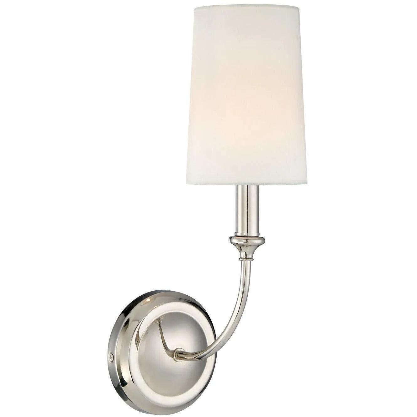 Crystorama - Sylvan One Light Wall Mount - 2241-PN - Canada Light Shop