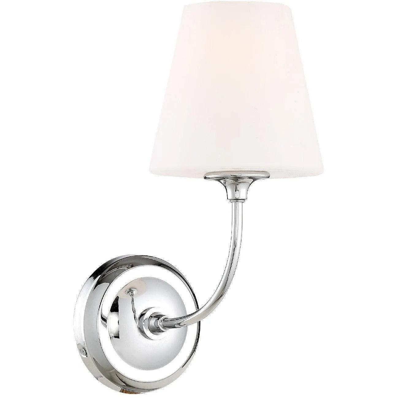 Crystorama - Sylvan One Light Wall Mount - 2441-OP-CH - Canada Light Shop