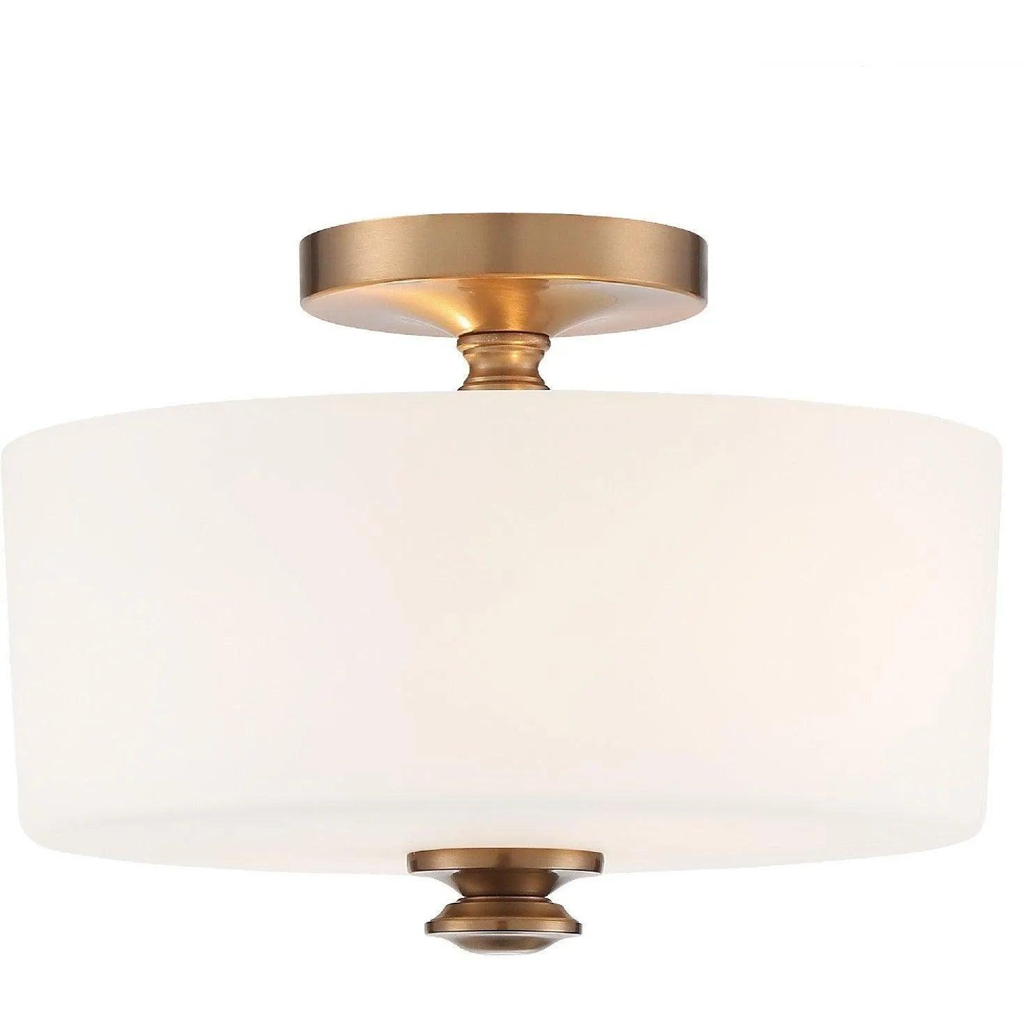 Crystorama - Travis Two Light Ceiling Mount - TRA-A3302-VG - Canada Light Shop