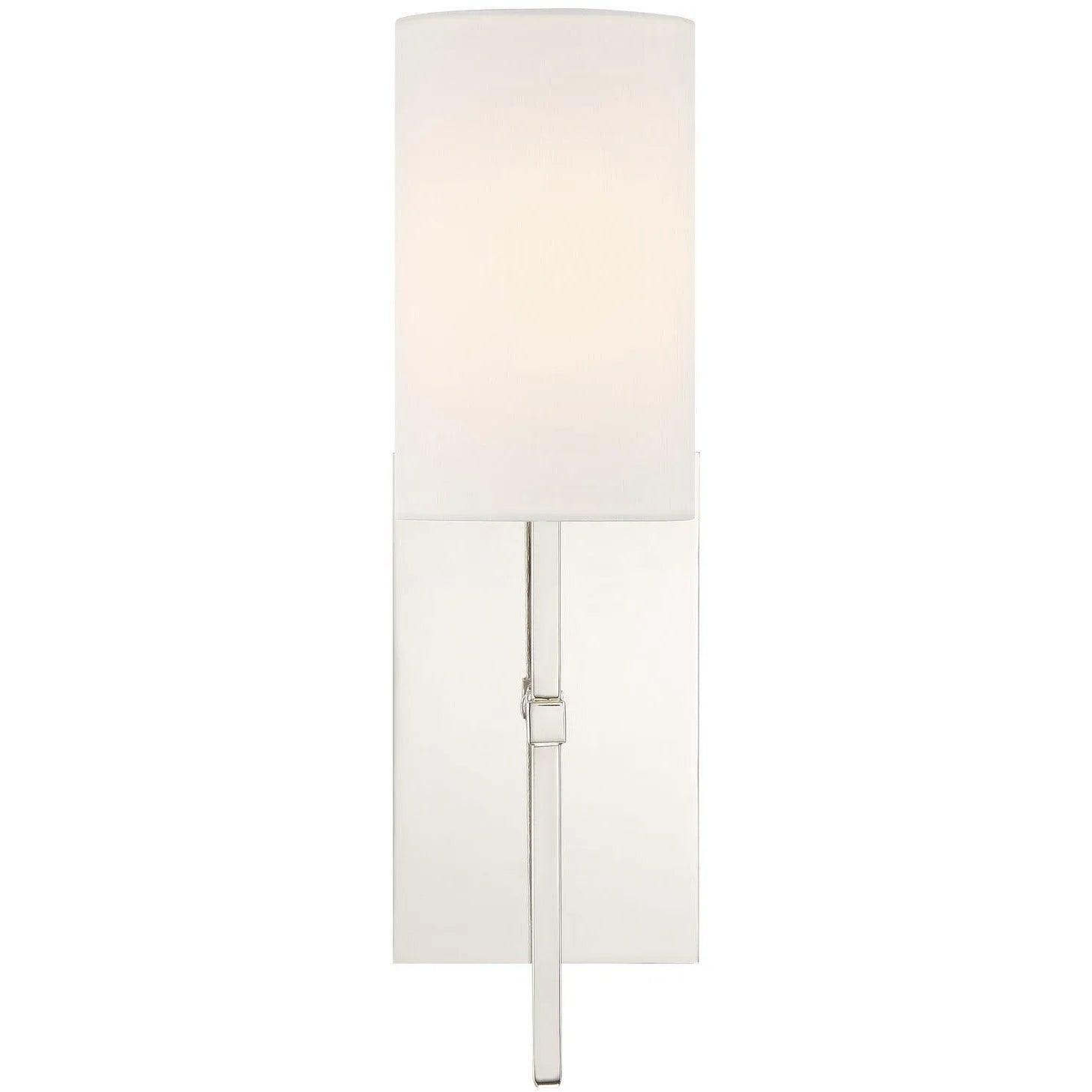 Crystorama - Veronica One Light Wall Mount - VER-241-PN - Canada Light Shop
