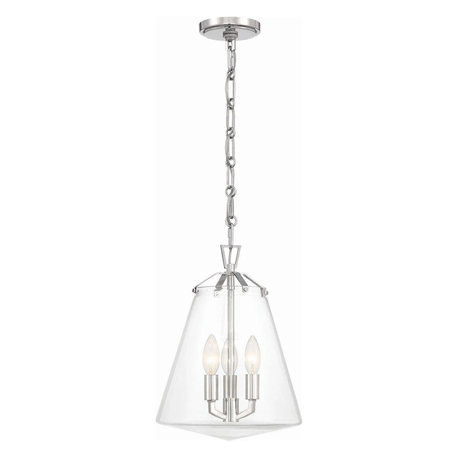 Crystorama - Voss Mini Chandelier - VSS-7004-PN - Canada Light Shop
