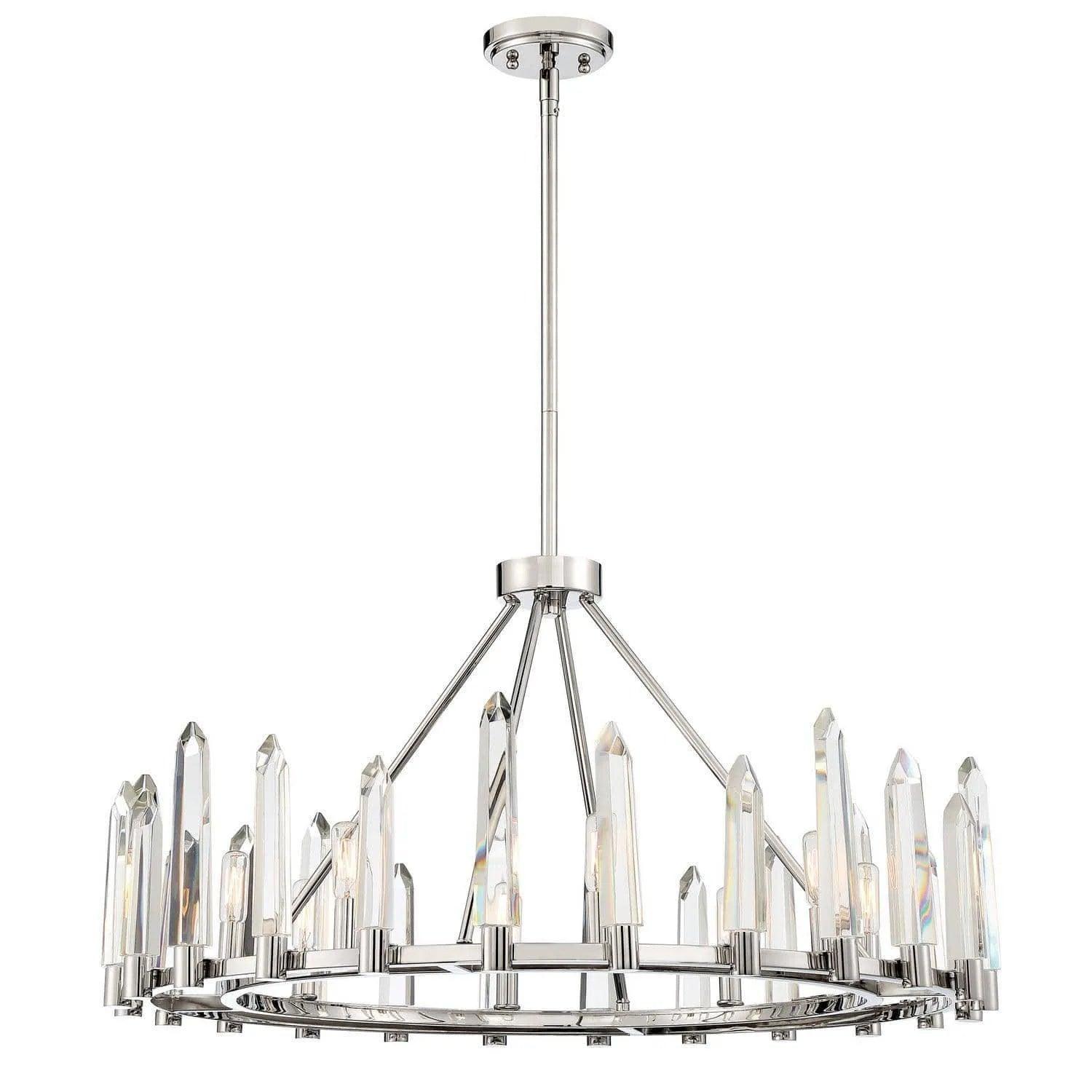 Crystorama - Watson Chandelier - WAT-B2008-PN - Canada Light Shop
