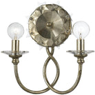 Crystorama - Willow Two Light Wall Mount - 442-SA - Canada Light Shop