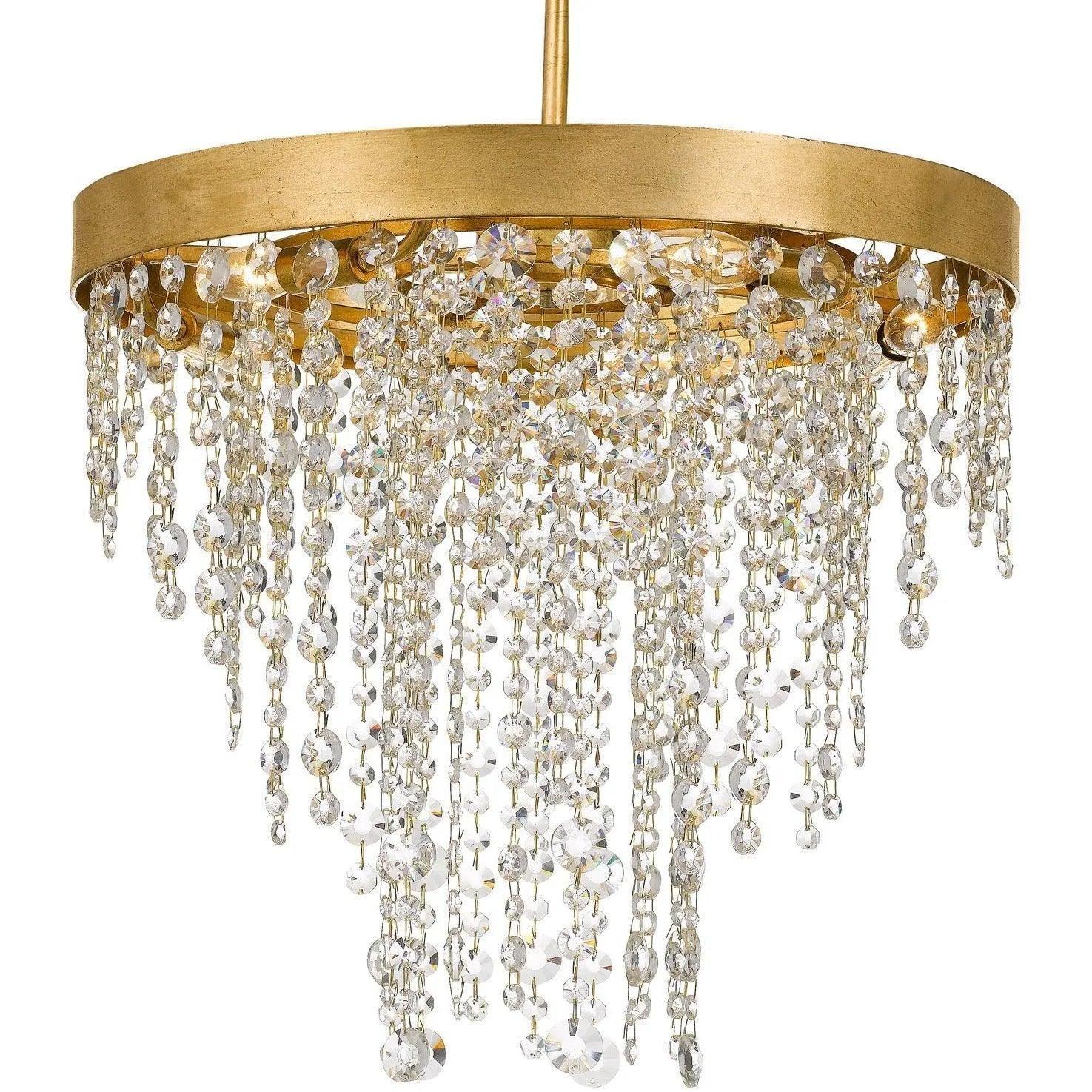 Crystorama - Winham Five Light Chandelier - WIN-615-GA-CL-MWP - Canada Light Shop