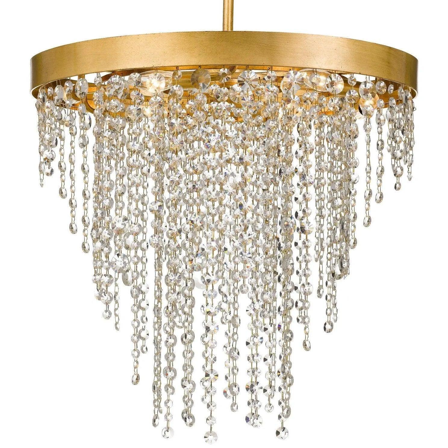 Crystorama - Winham Six Light Chandelier - WIN-616-GA-CL-MWP - Canada Light Shop