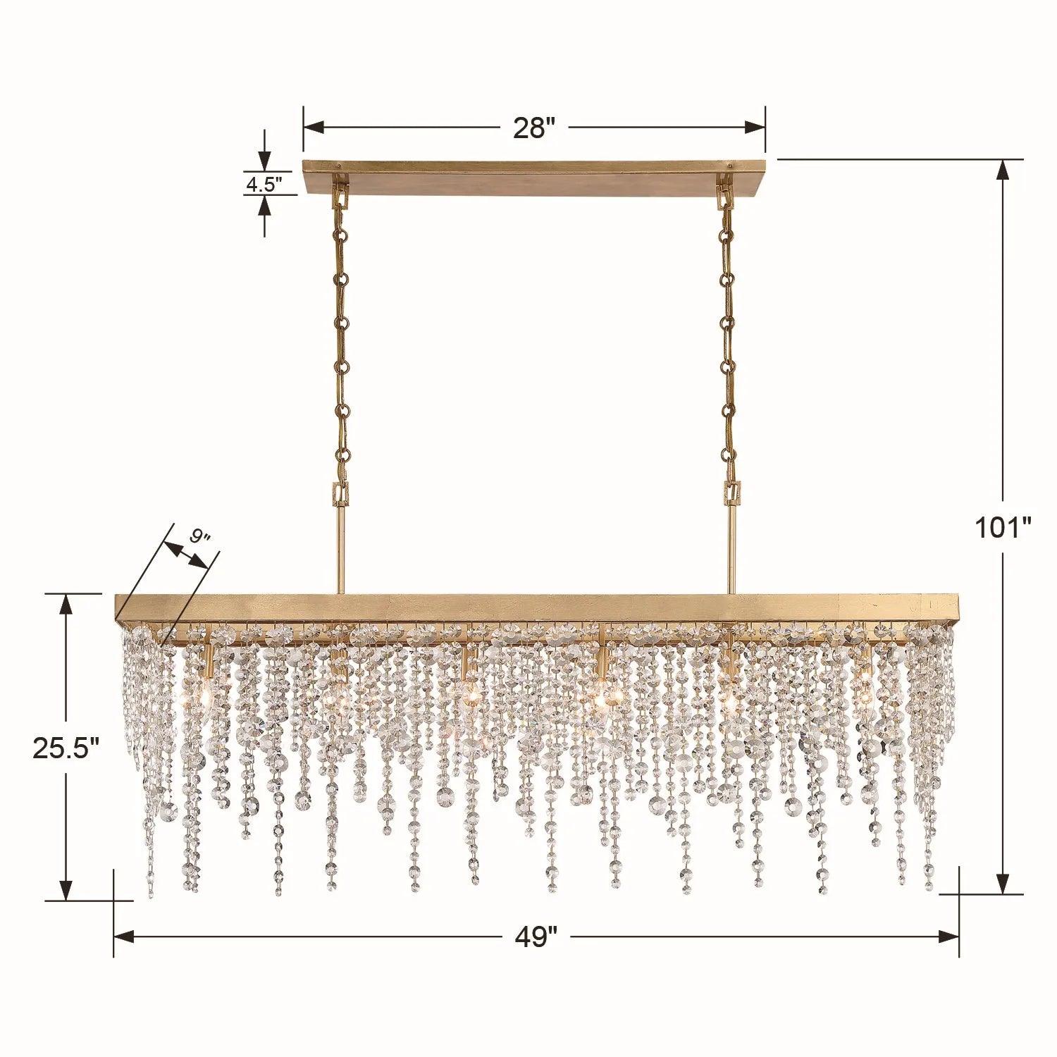 Crystorama - Winham Six Light Chandelier - WIN-617-GA-CL-MWP - Canada Light Shop