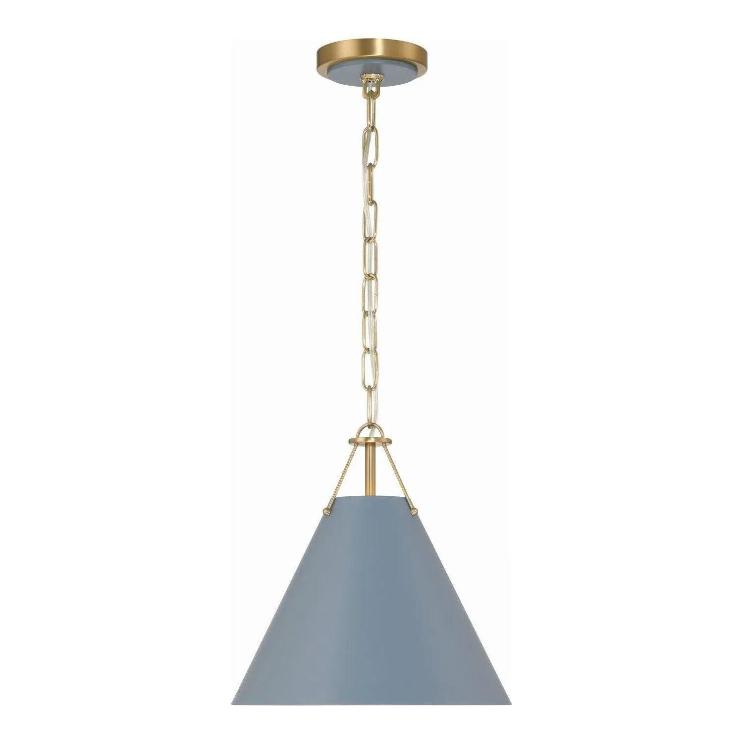 Crystorama - Xavier Mini Pendant - XAV-B8301-VG-BL - Canada Light Shop
