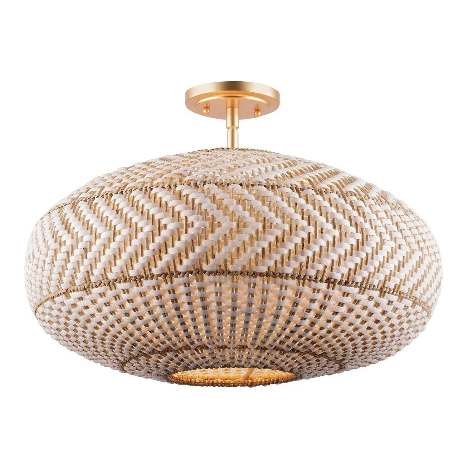 Crystorama - Zanzibar Flush Mount - ZAN-9014-SG_CEILING - Canada Light Shop