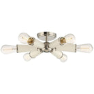 Crystorama - Zodiac Six Light Ceiling Mount - 3807-PN_CEILING - Canada Light Shop