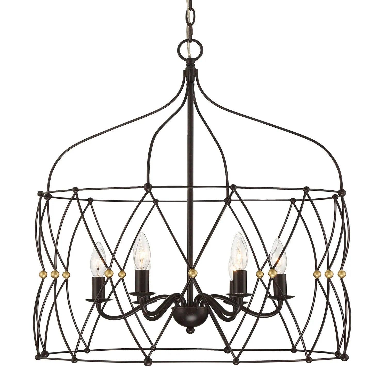 Crystorama - Zucca Lantern - ZUC-A9035-EB-GA - Canada Light Shop