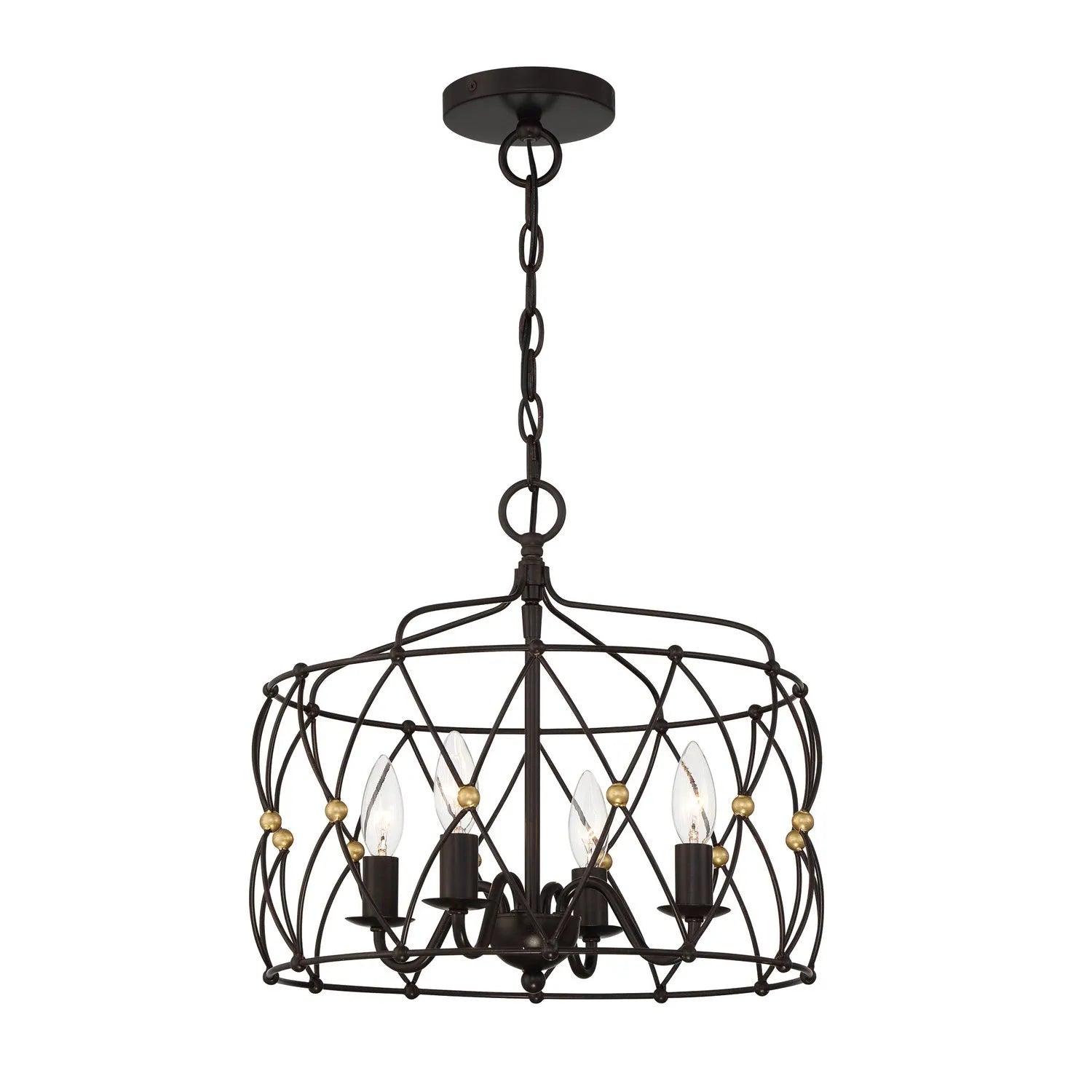 Crystorama - Zucca Lantern - ZUC-A9035-EB-GA - Canada Light Shop