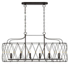 Crystorama - Zucca Linear Chandelier - ZUC-A9037-EB-GA - Canada Light Shop