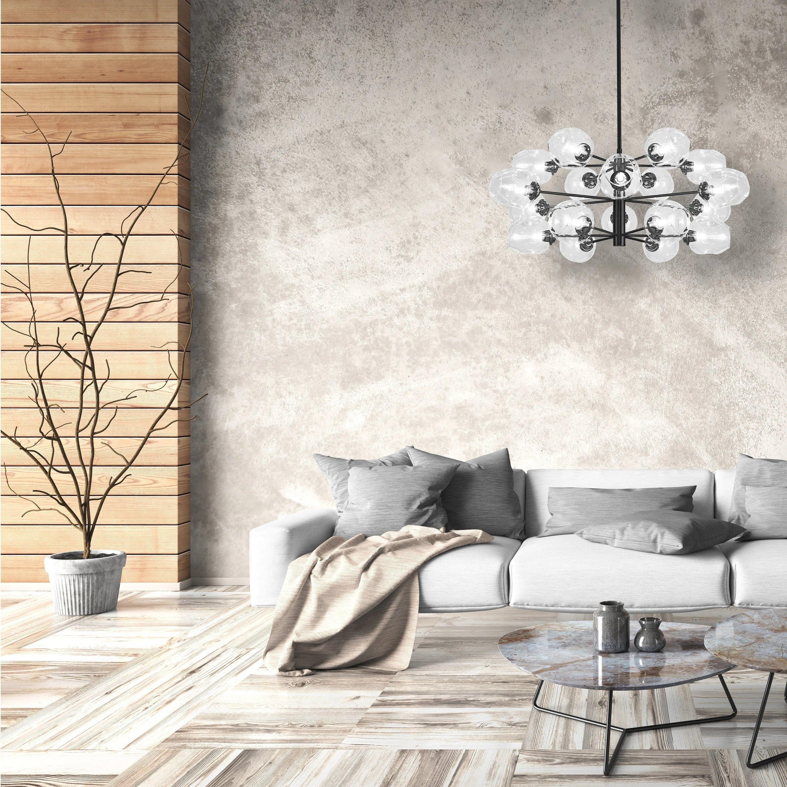 Dainolite - Abii Chandelier - ABI-3318C-MB-CLR - Canada Light Shop