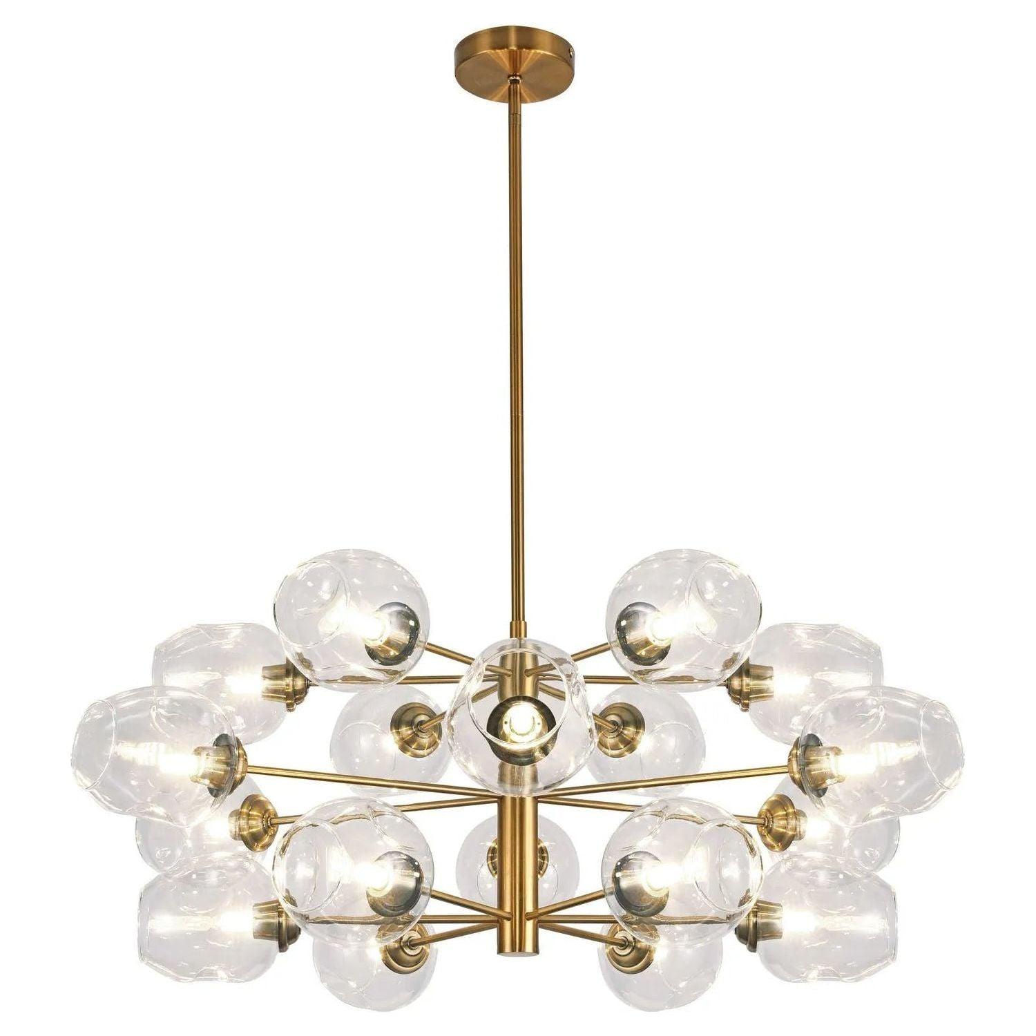Dainolite - Abii Chandelier - ABI-3318C-VB-CLR - Canada Light Shop