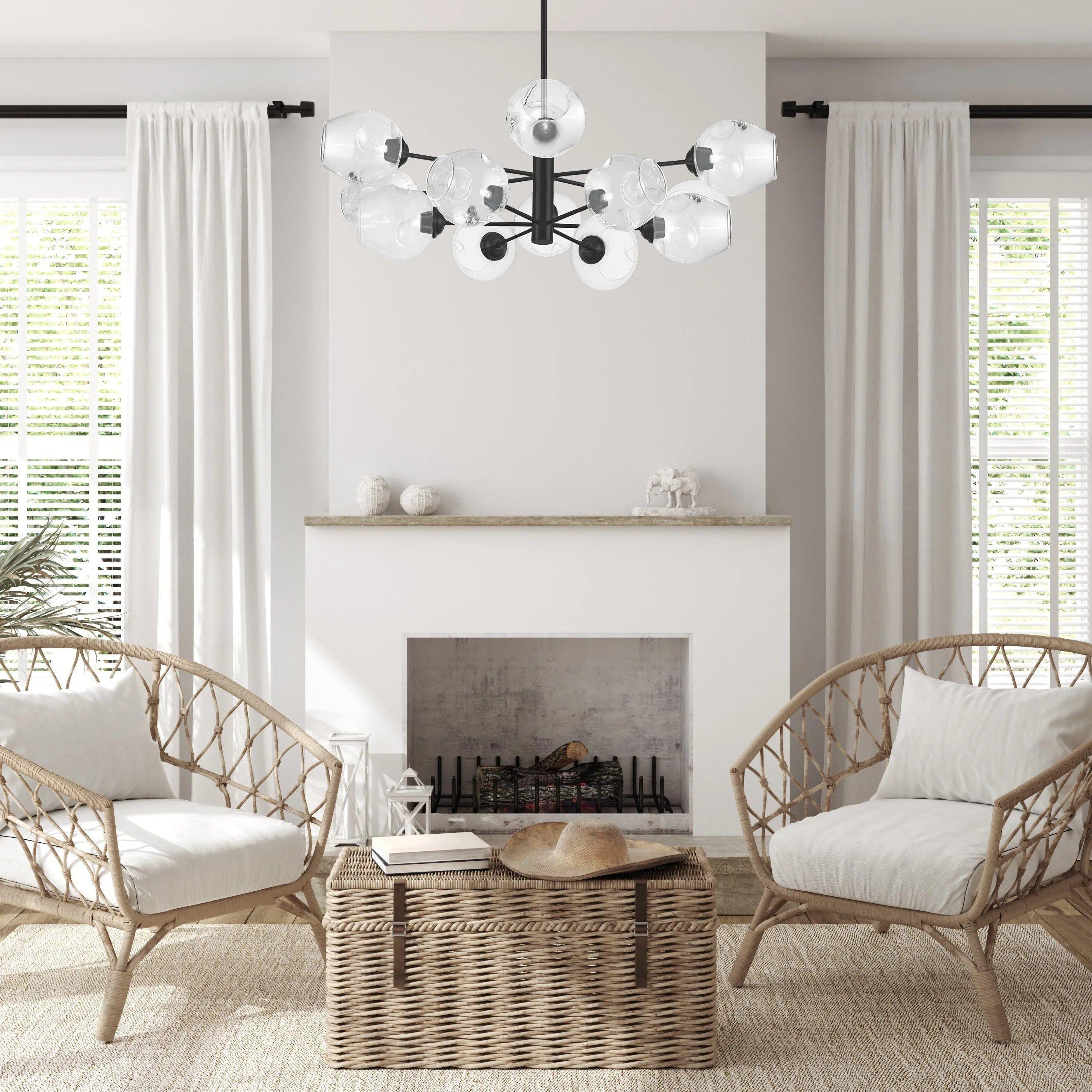 Dainolite - Abii Pendant - ABI-268P-MB-CLR - Canada Light Shop