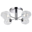 Dainolite - Abii Semi-Flush Mount - ABI-204SF-PC - Canada Light Shop