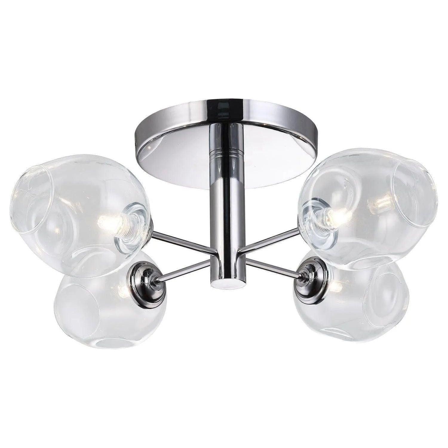 Dainolite - Abii Semi-Flush Mount - ABI-204SF-PC - Canada Light Shop