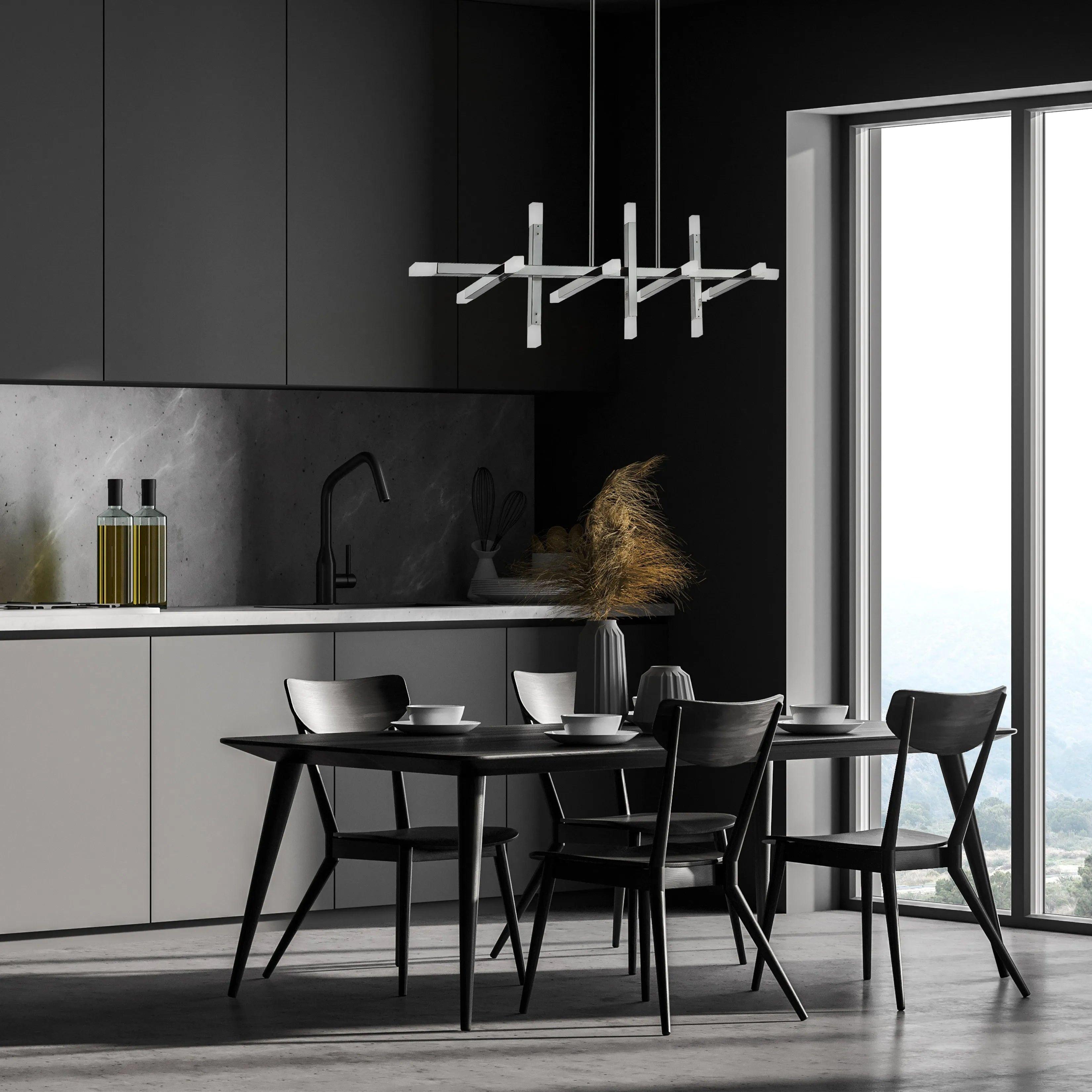 Dainolite - Acasia LED Chandelier - ACS-3656C-AGB-FR - Canada Light Shop