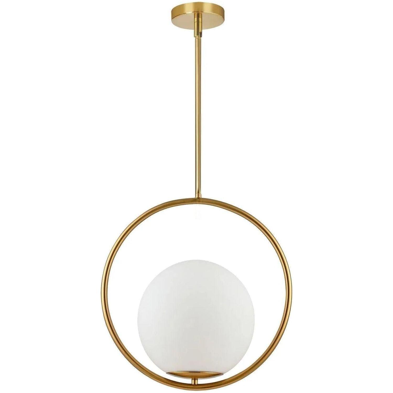 Dainolite - Adrienna Pendant - ADR-161P-AGB - Canada Light Shop