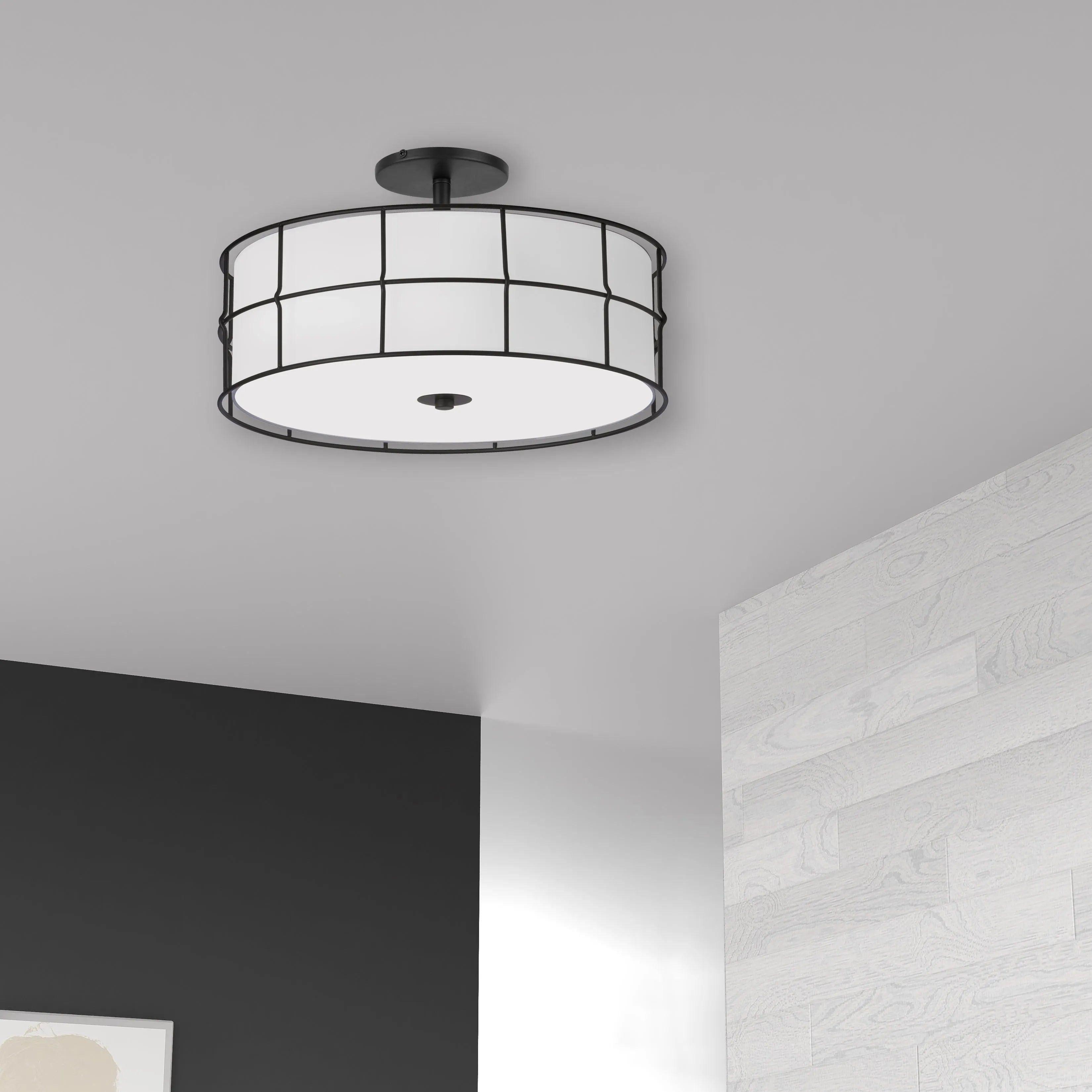 Dainolite - Alcala Semi-Flush Mount - ALC-163SF-AGB - Canada Light Shop