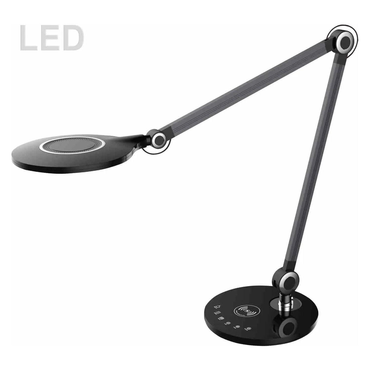 Dainolite - Alina LED Desk Lamp - ALA-1910LEDT-BK - Canada Light Shop
