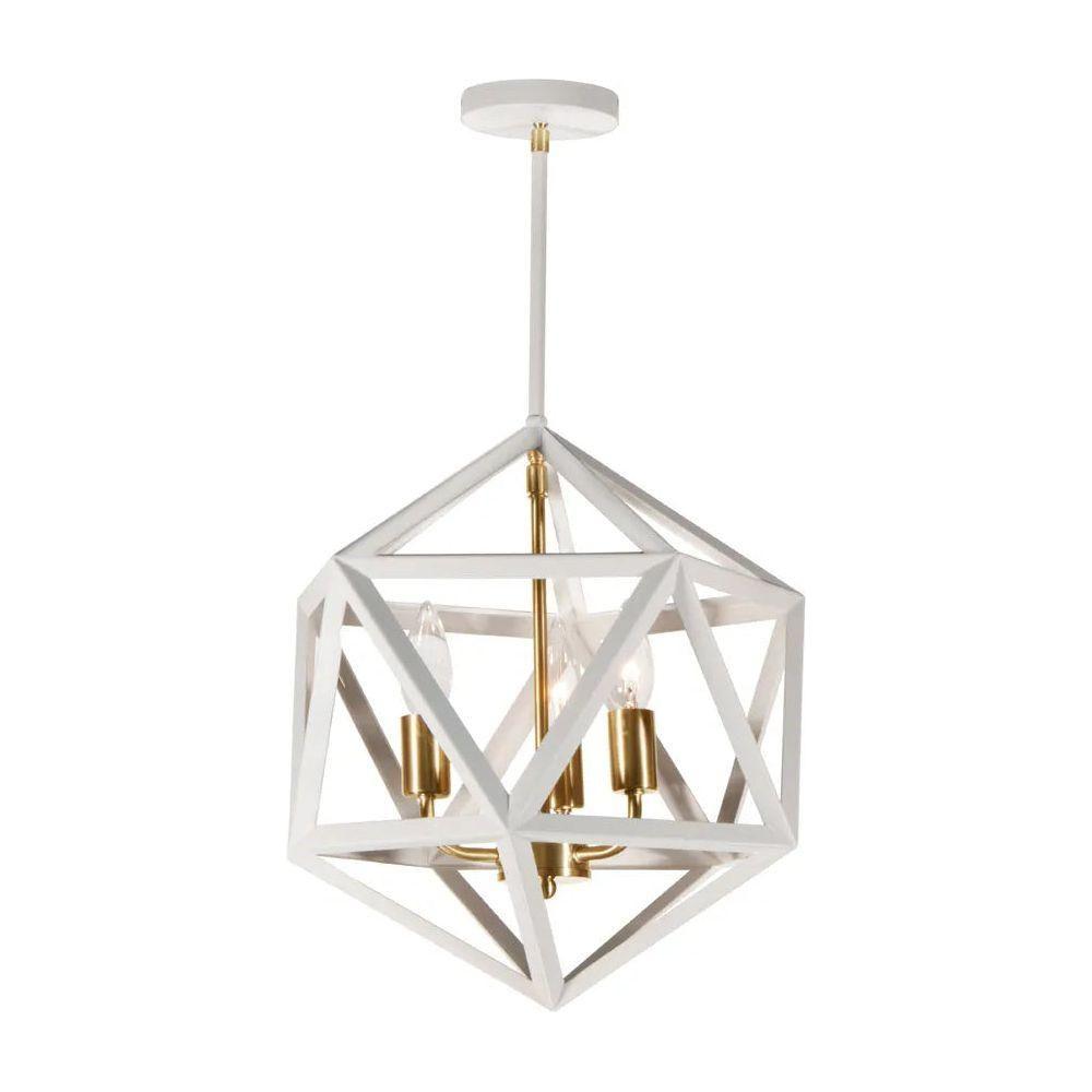 Dainolite - Archello Chandelier - ARC-143C-WH-VB - Canada Light Shop