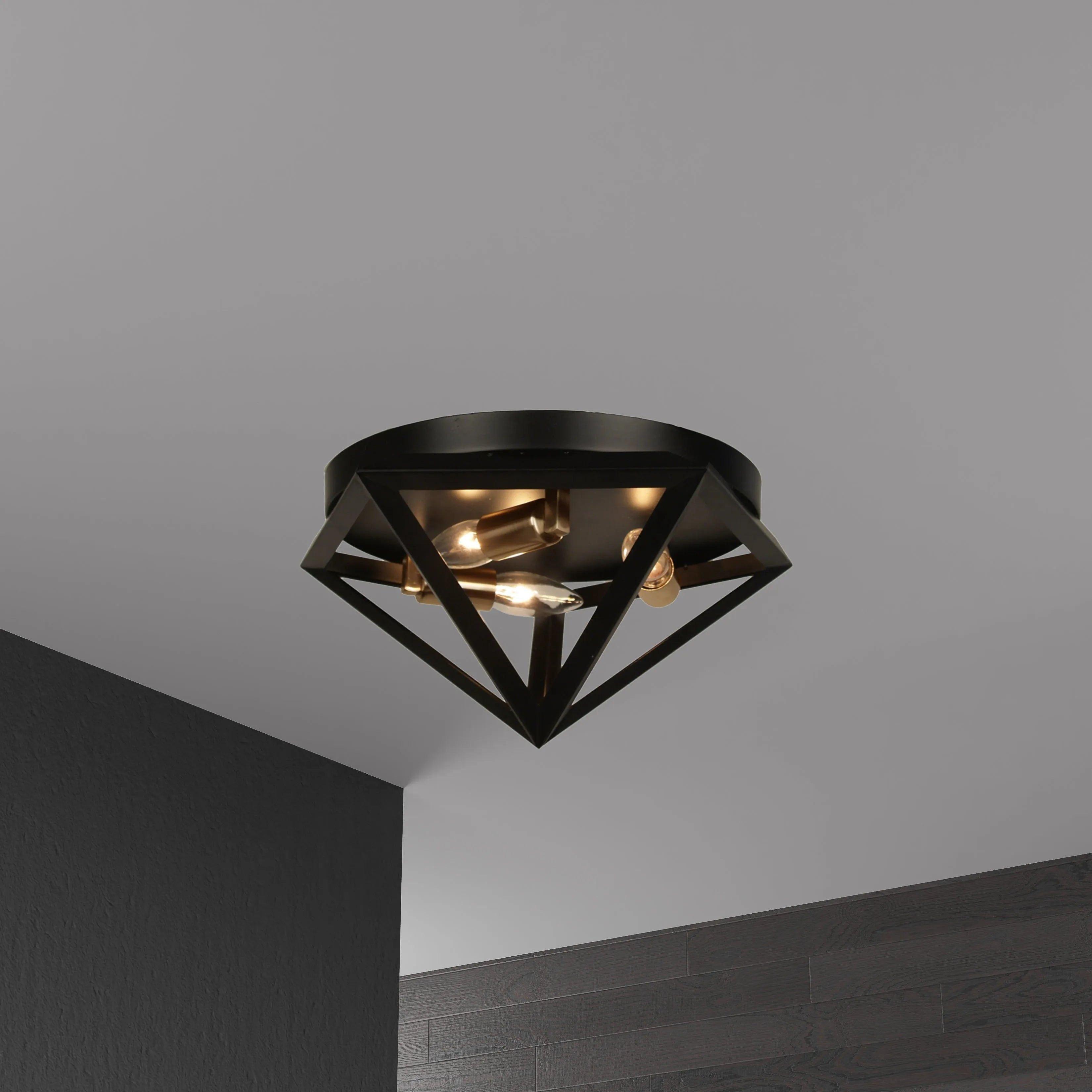 Dainolite - Archello Flush Mount - ARC-123FH-AB - Canada Light Shop