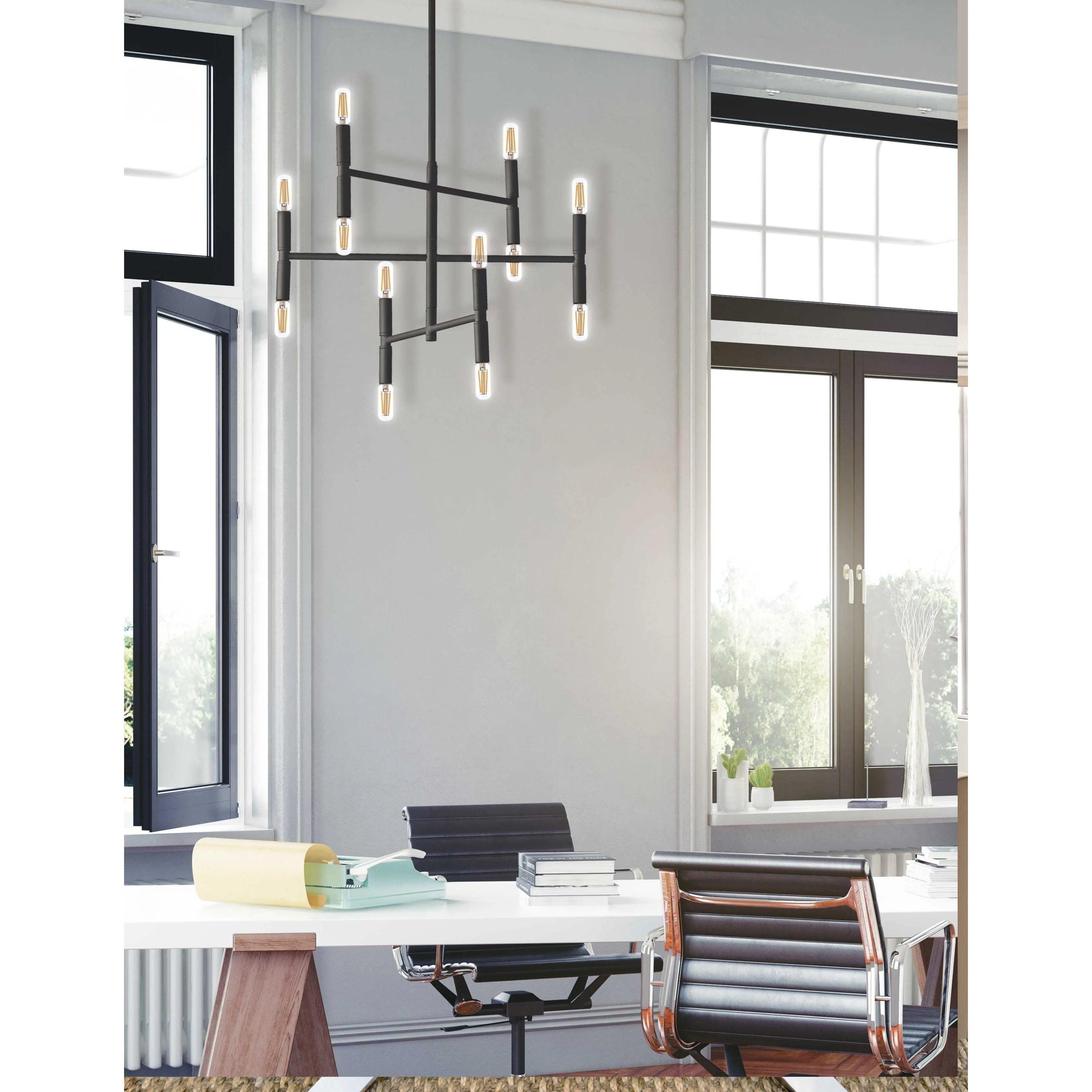 Dainolite - Ava Chandelier - AVA-188C-MB - Canada Light Shop