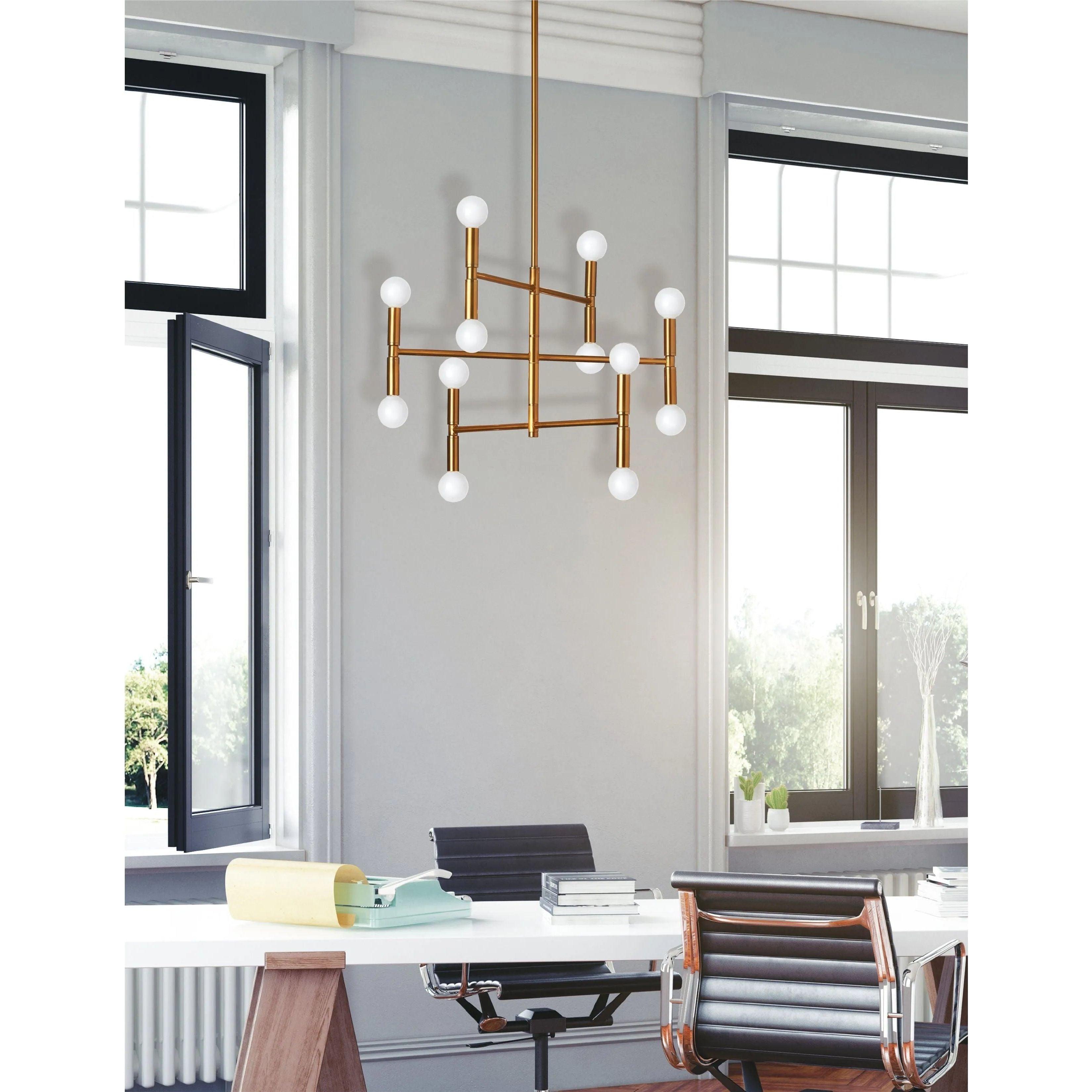 Dainolite - Ava Chandelier - AVA-188C-MB - Canada Light Shop