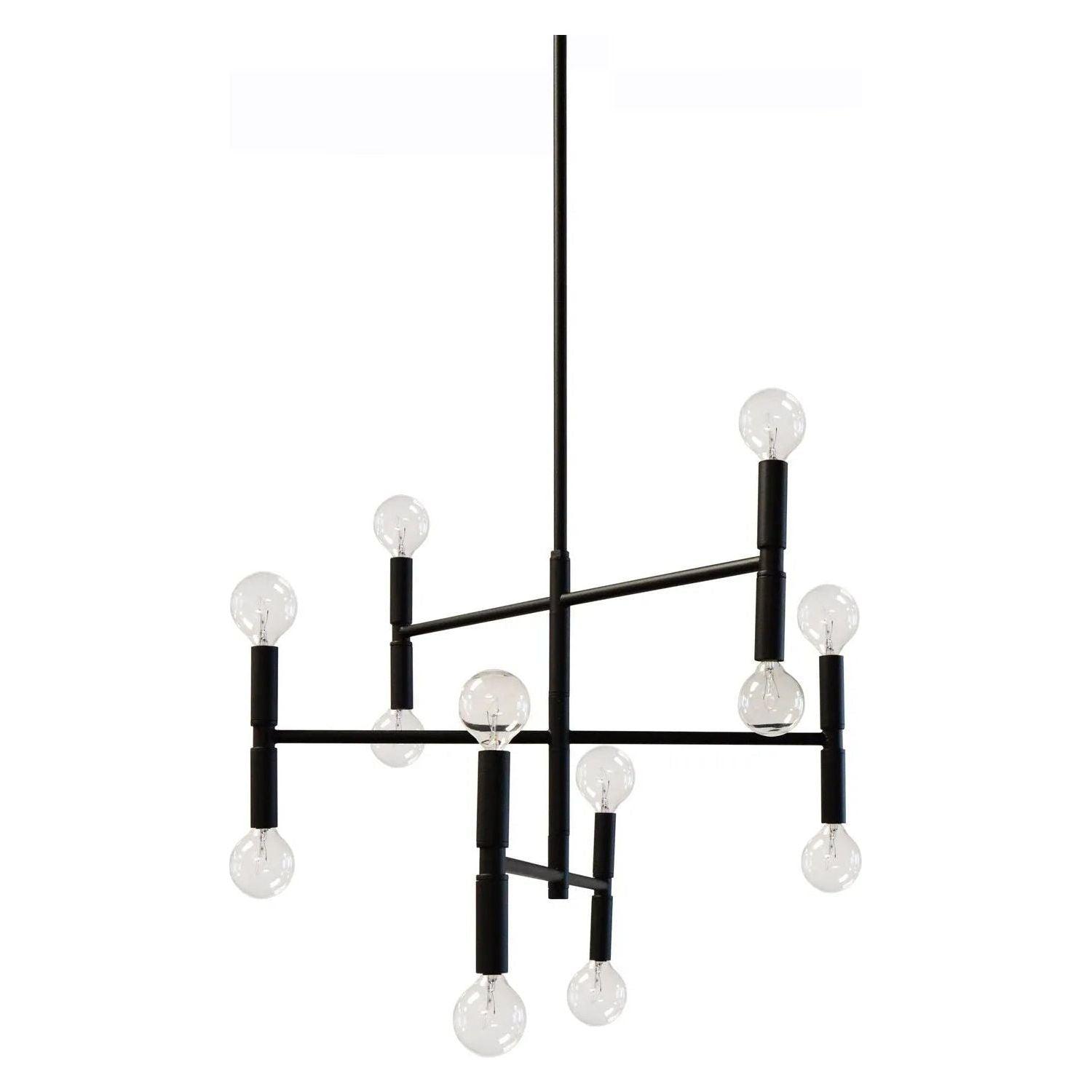 Dainolite - Ava Chandelier - AVA-2012C-MB - Canada Light Shop