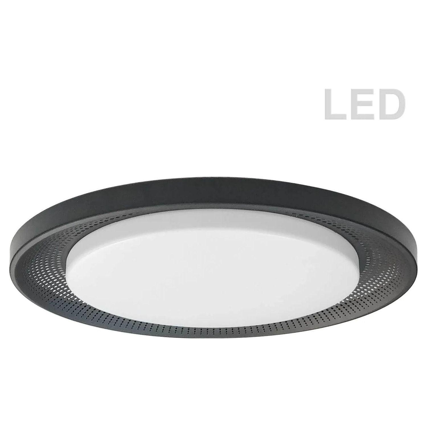 Dainolite - Boullier LED Flush Mount - BLL-1730LEDFH-MB - Canada Light Shop