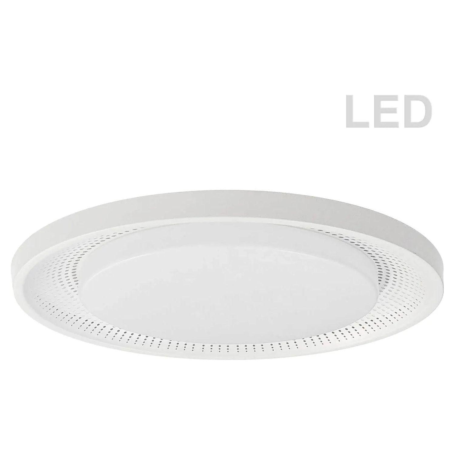 Dainolite - Boullier LED Flush Mount - BLL-1730LEDFH-MW - Canada Light Shop