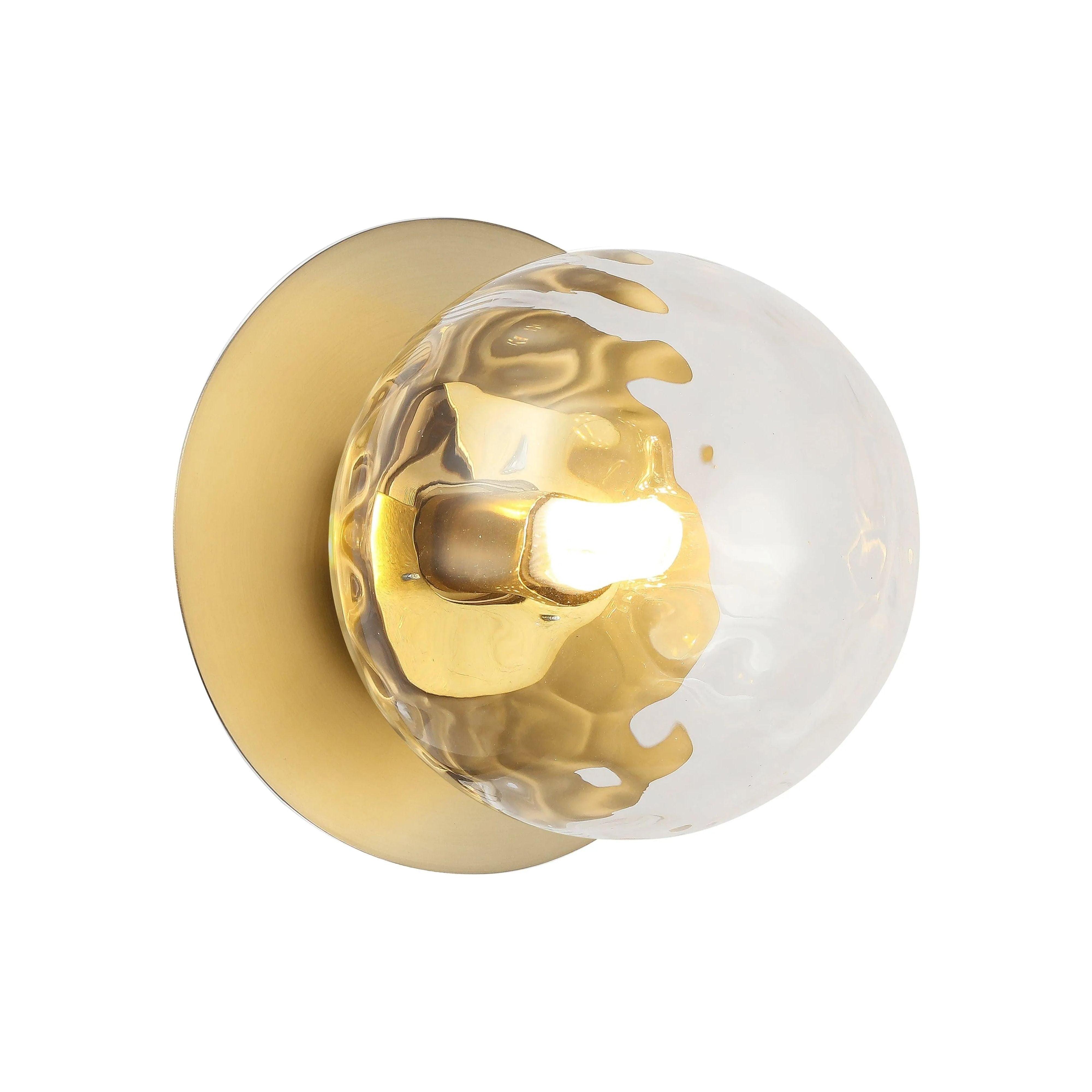 Dainolite - Burlat Wall Sconce - BUR-51W-AGB-CL - Canada Light Shop