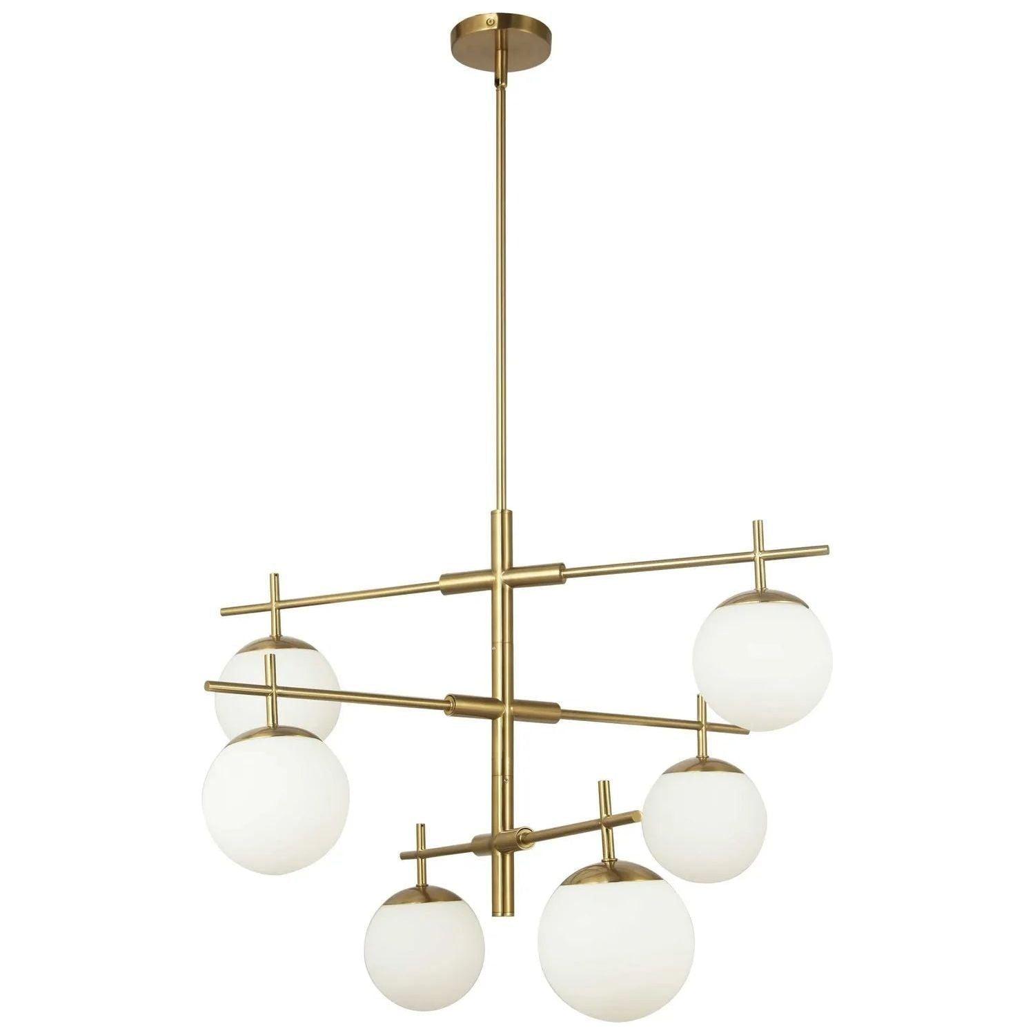 Dainolite - Caelia Chandelier - CAE-306C-AGB - Canada Light Shop