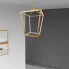 Dainolite - Cage LED Pendant - CAG-2046C-AGB - Canada Light Shop
