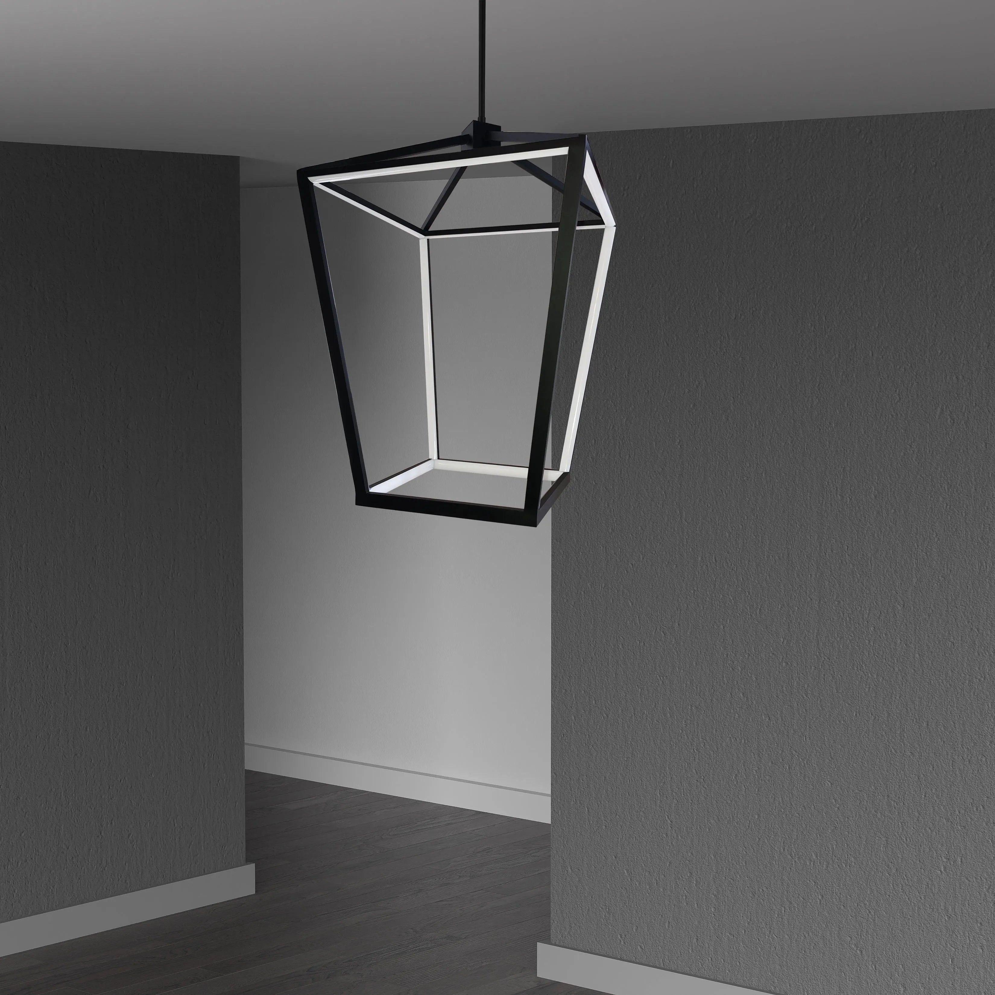 Dainolite - Cage LED Pendant - CAG-2046C-AGB - Canada Light Shop
