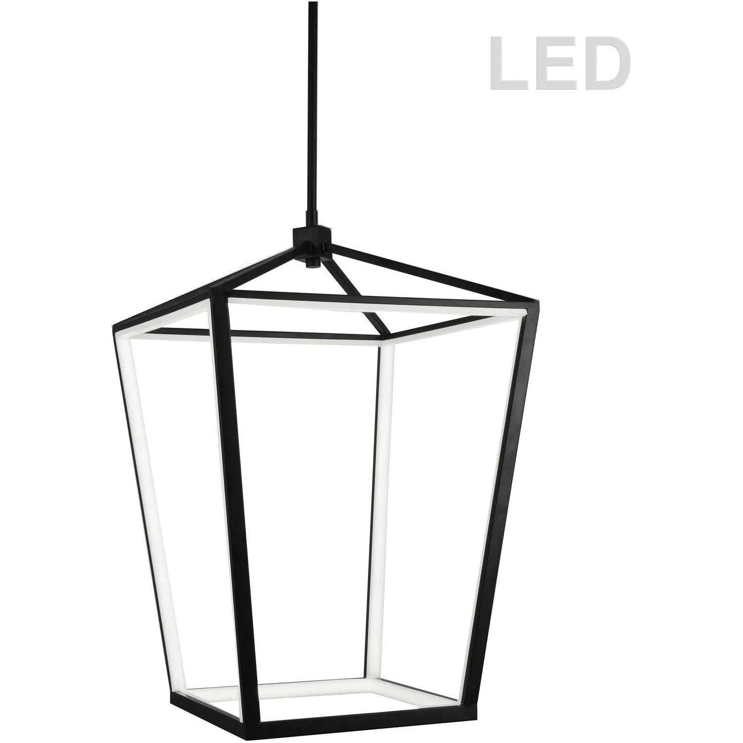 Dainolite - Cage LED Pendant - CAG-2664C-MB - Canada Light Shop