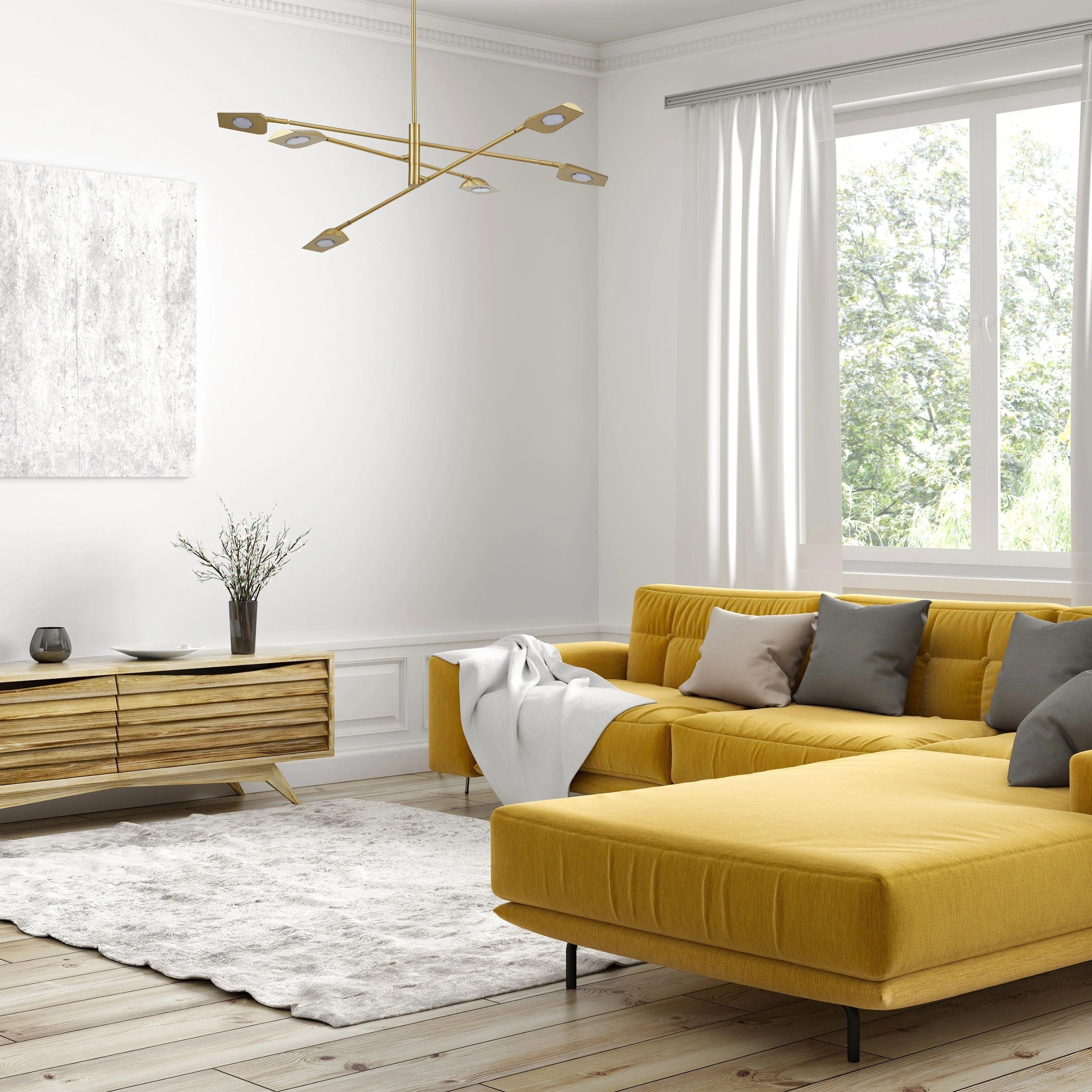 Dainolite - Cari LED Chandelier - CAR-4030LEDC-AGB - Canada Light Shop