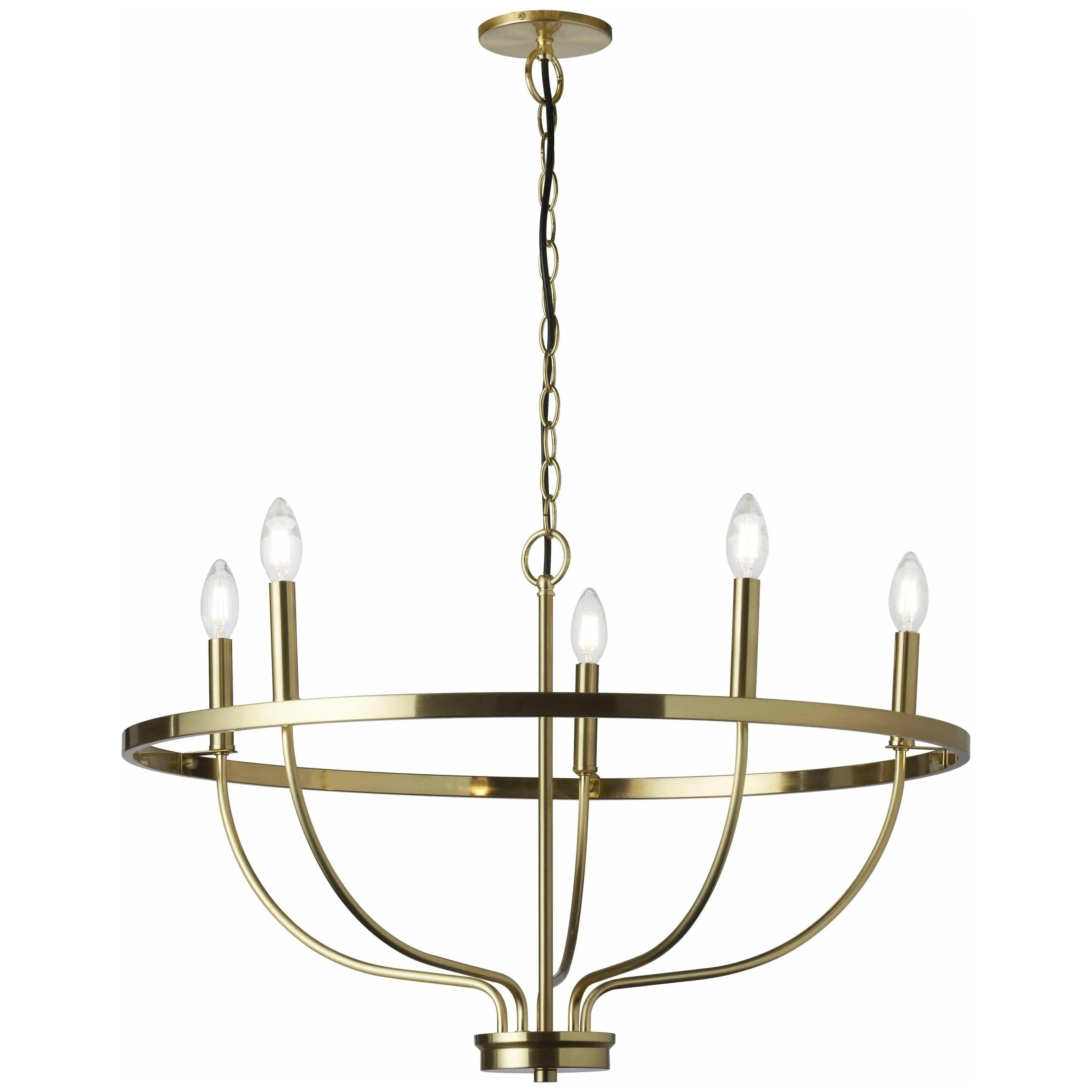 Dainolite - Cesar Chandelier - CSR-295C-AGB - Canada Light Shop