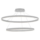 Dainolite - Circulo LED 2 Tier Chandelier - CIR-3397C-SV - Canada Light Shop