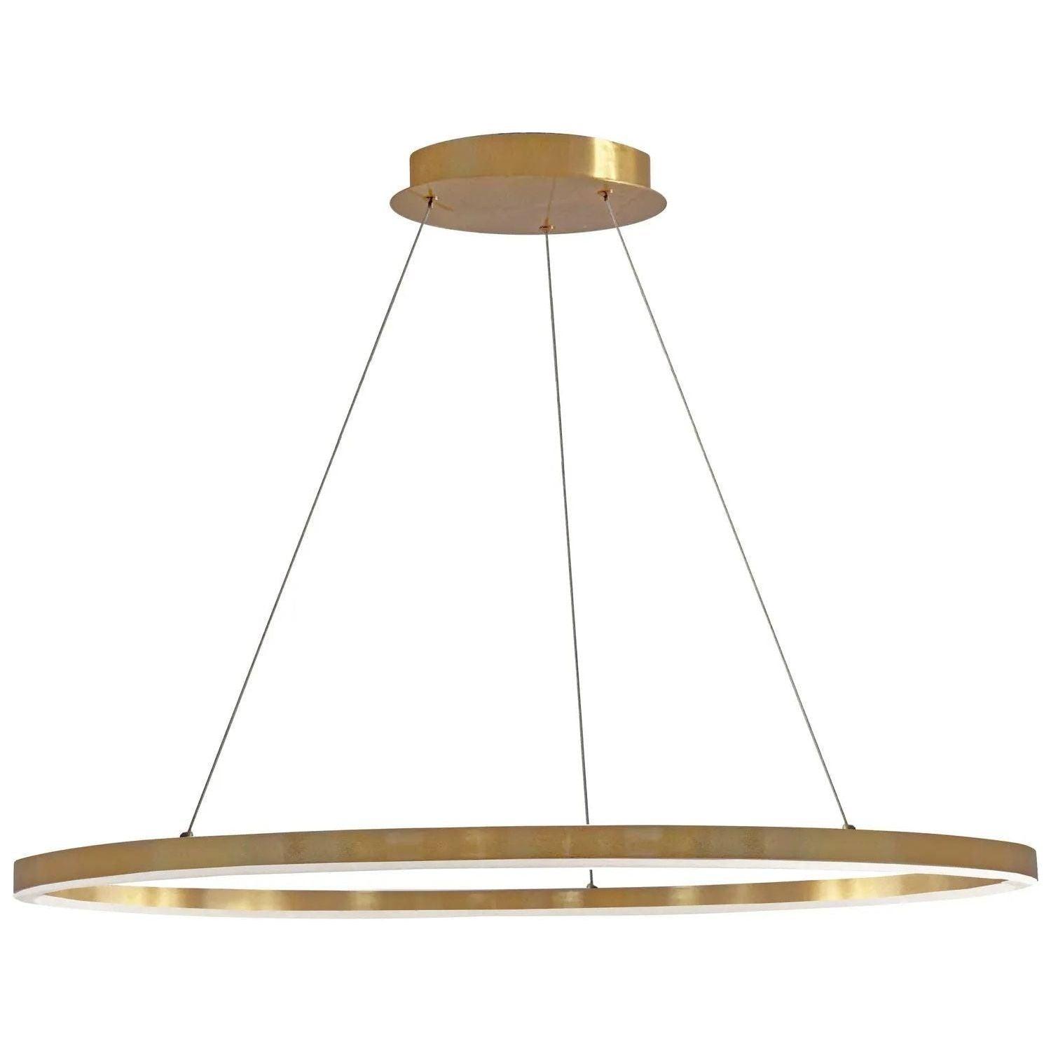Dainolite - Circulo LED Chandelier - CIR-4463C-AGB - Canada Light Shop