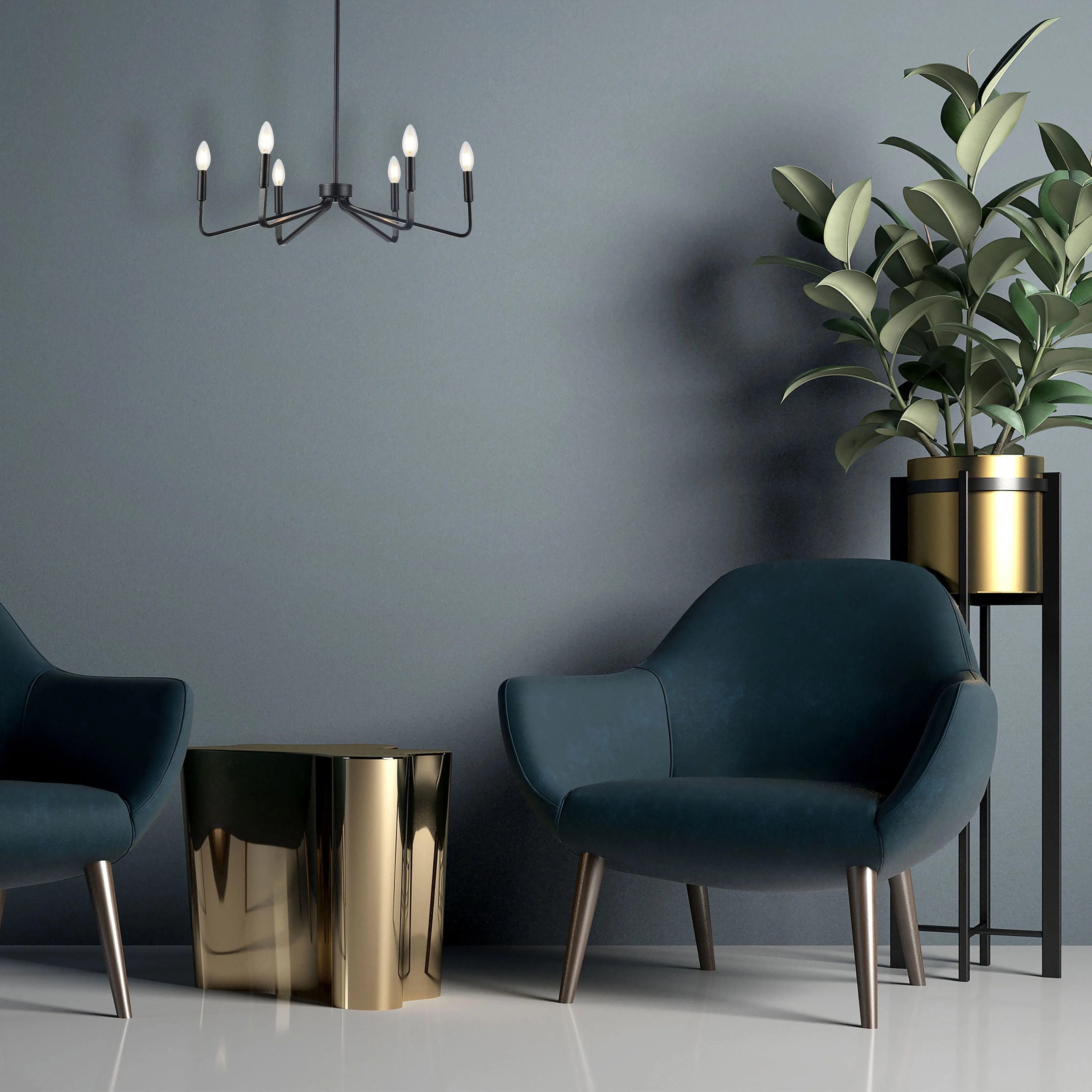 Dainolite - Clayton Chandelier - CLN-266C-AGB - Canada Light Shop