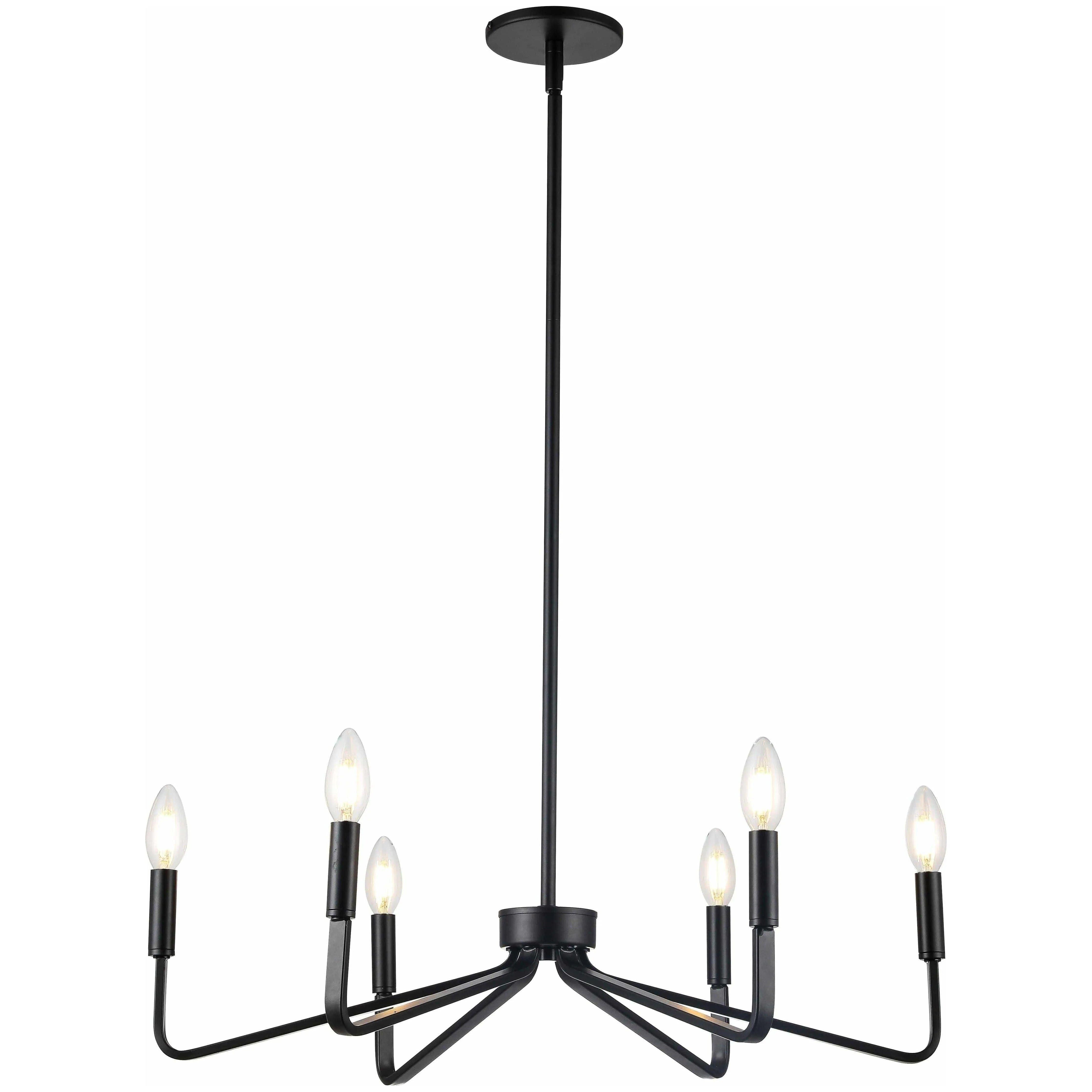 Dainolite - Clayton Chandelier - CLN-266C-MB - Canada Light Shop