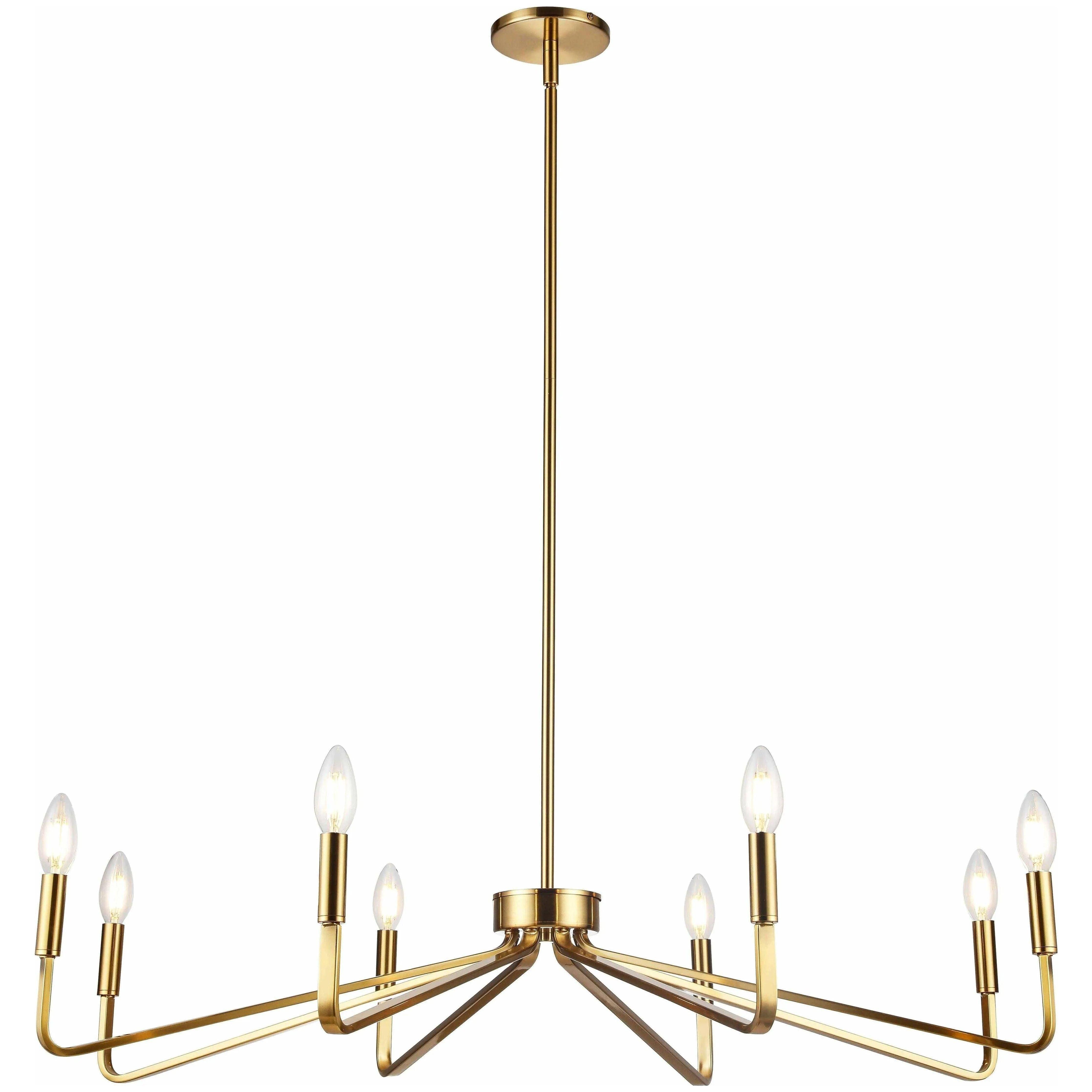 Dainolite - Clayton Chandelier - CLN-388C-AGB - Canada Light Shop