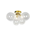 Dainolite - Comet Flush Mount - CMT-143FH-CLR-AGB - Canada Light Shop