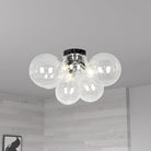 Dainolite - Comet Flush Mount - CMT-143FH-CLR-AGB - Canada Light Shop