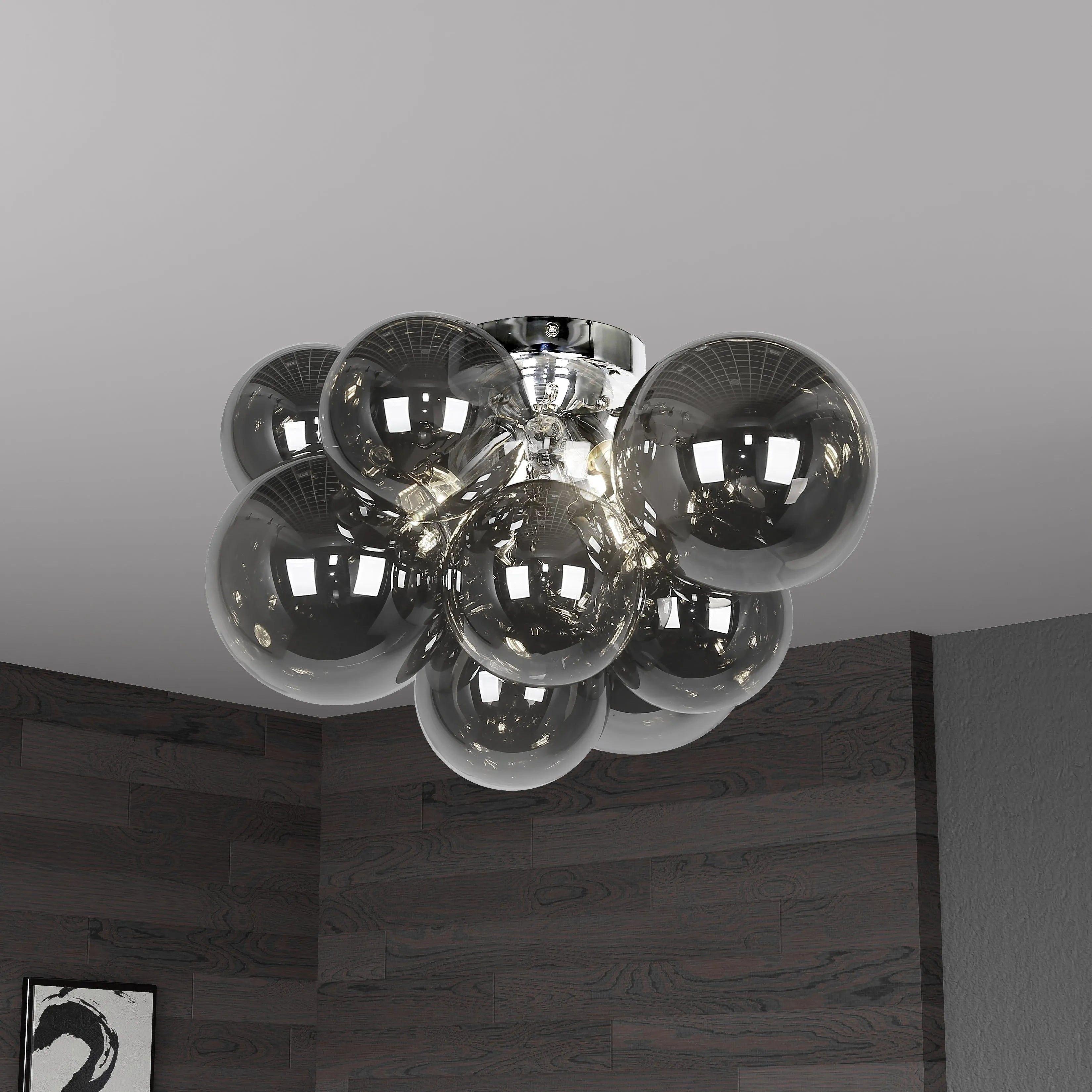 Dainolite - Comet Flush Mount - CMT-143FH-CLR-AGB - Canada Light Shop