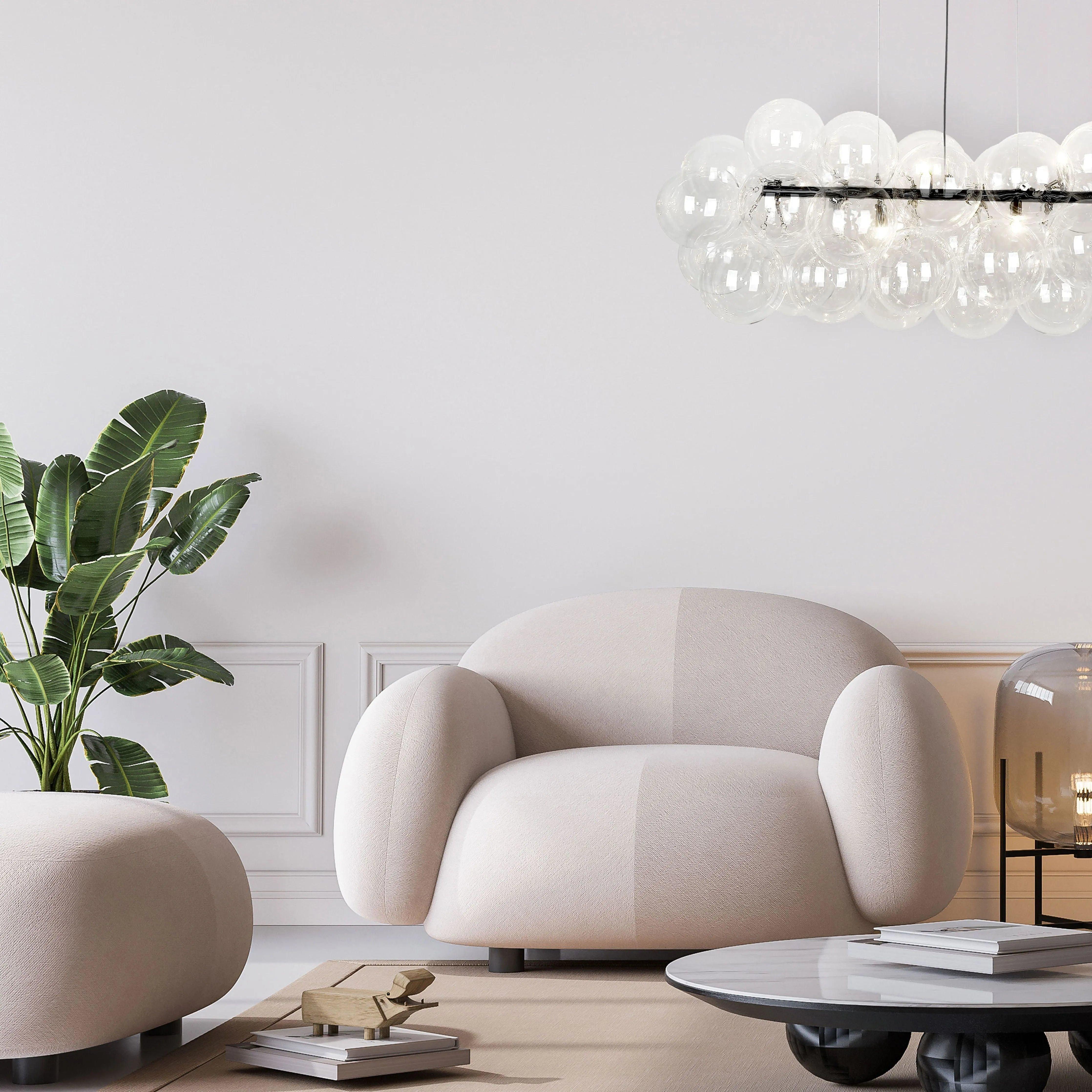 Dainolite - Comet Linear Pendant - CMT-418HP-CLR-AGB - Canada Light Shop