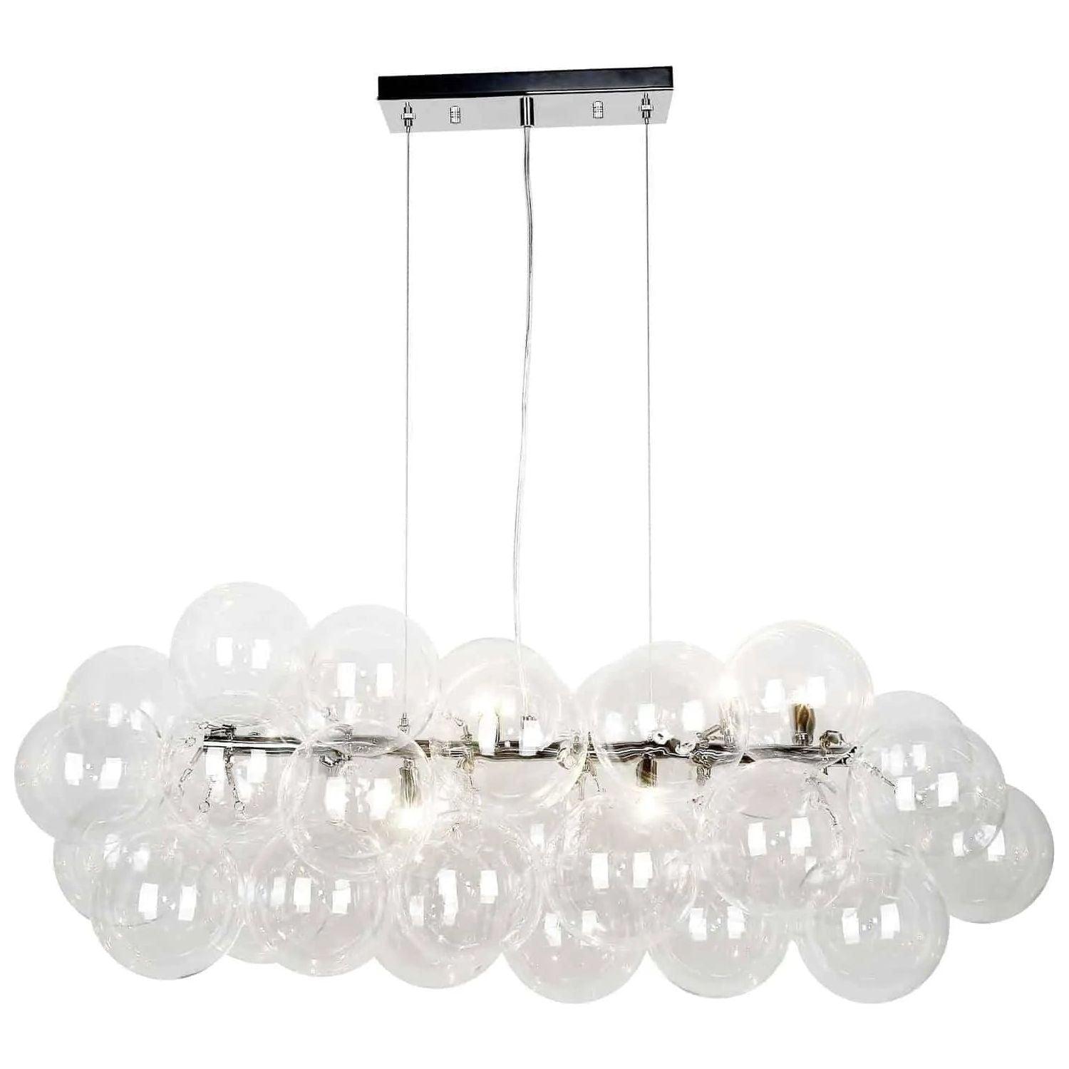 Dainolite - Comet Linear Pendant - CMT-418HP-CLR-PC - Canada Light Shop